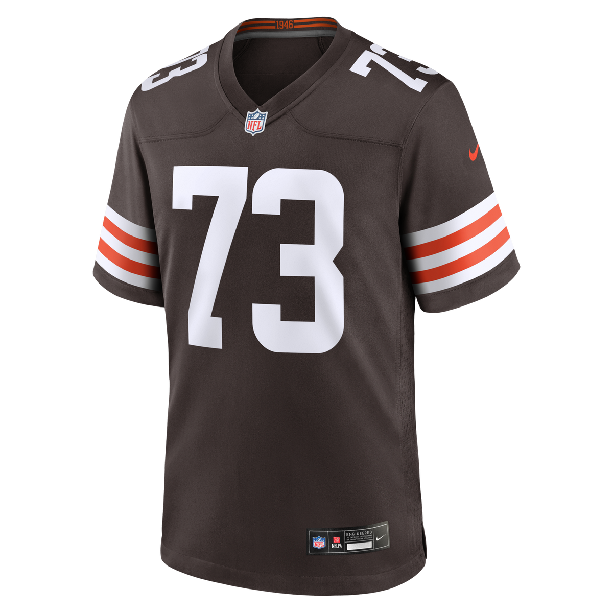 Cleveland Browns Joe Thomas Brown Retired Game Player Jersey