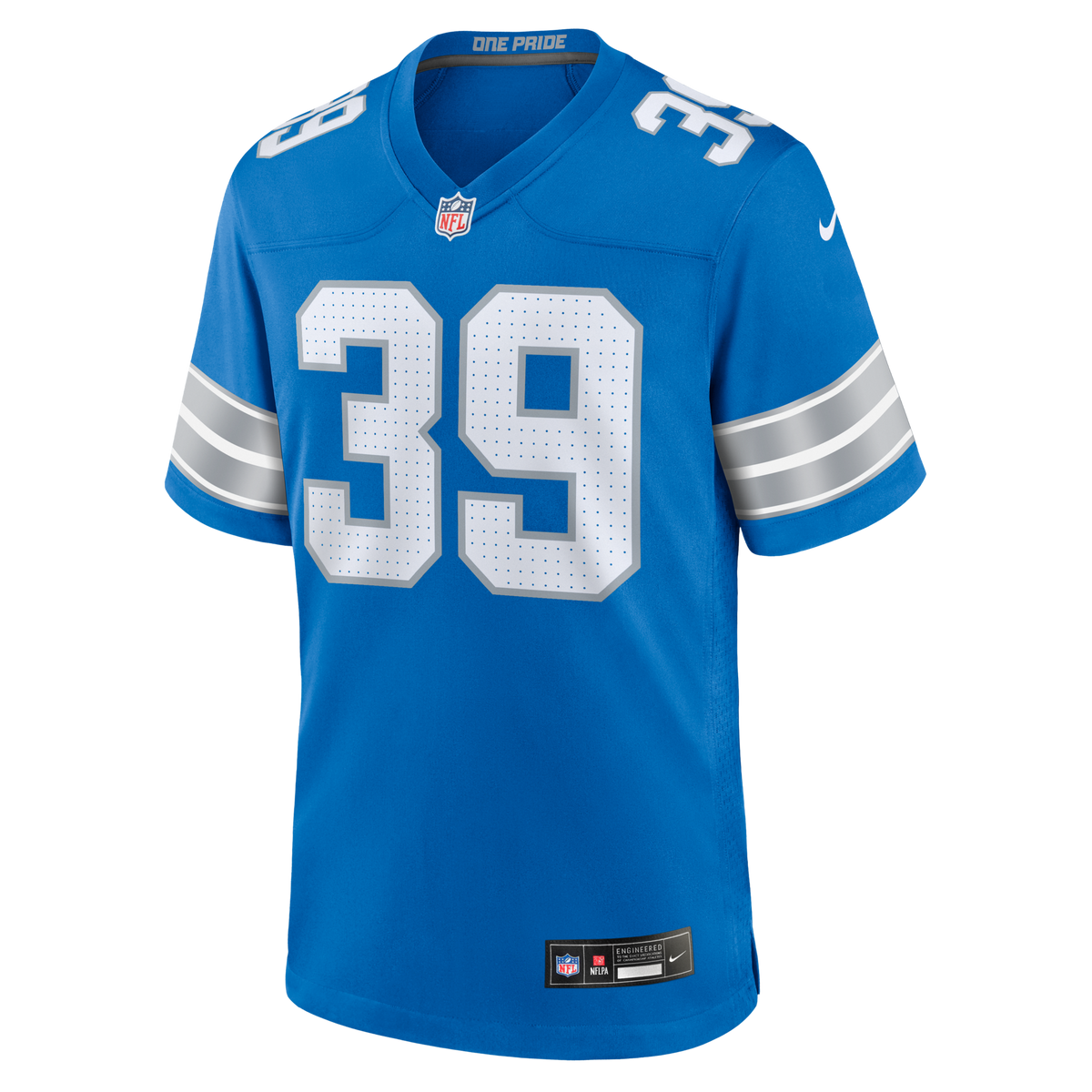 Detroit Lions Jake Bates Blue Team Game Jersey