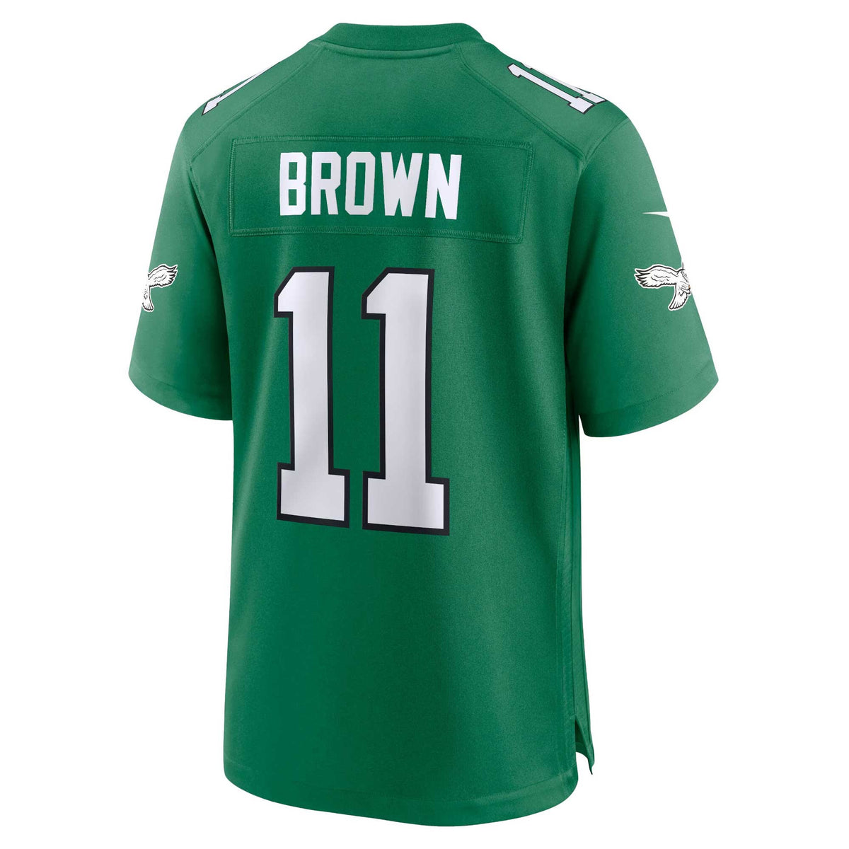 Philadelphia Eagles A.J. Brown Kelly Green Alternate Game Player Jersey