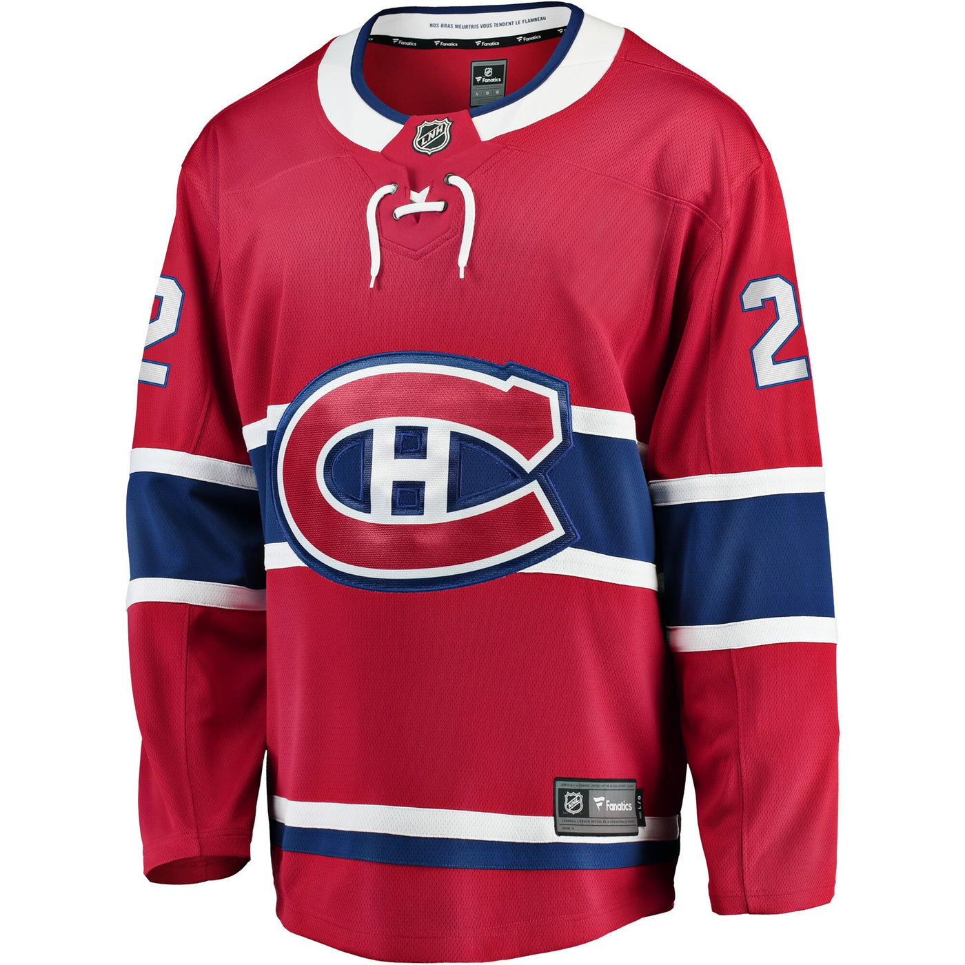 Montreal Canadiens Cole Caufield Fanatics Red Home Breakaway Replica Jersey