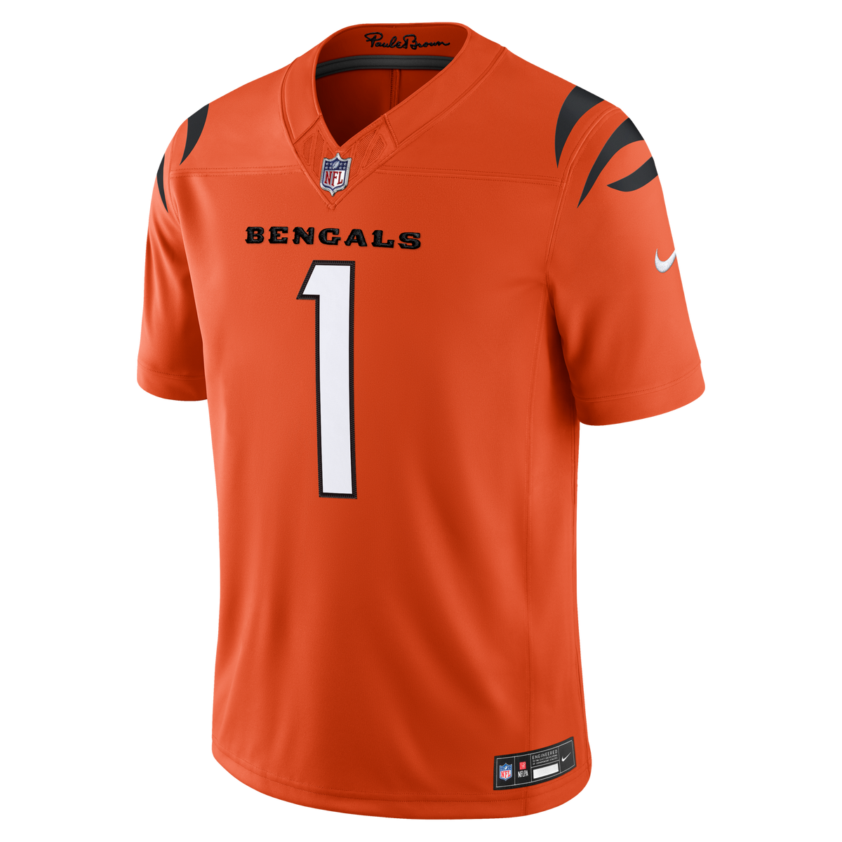 Cincinnati Bengals Ja'Marr Chase Orange Alternate Vapor F.U.S.E. Stitched Limited Jersey