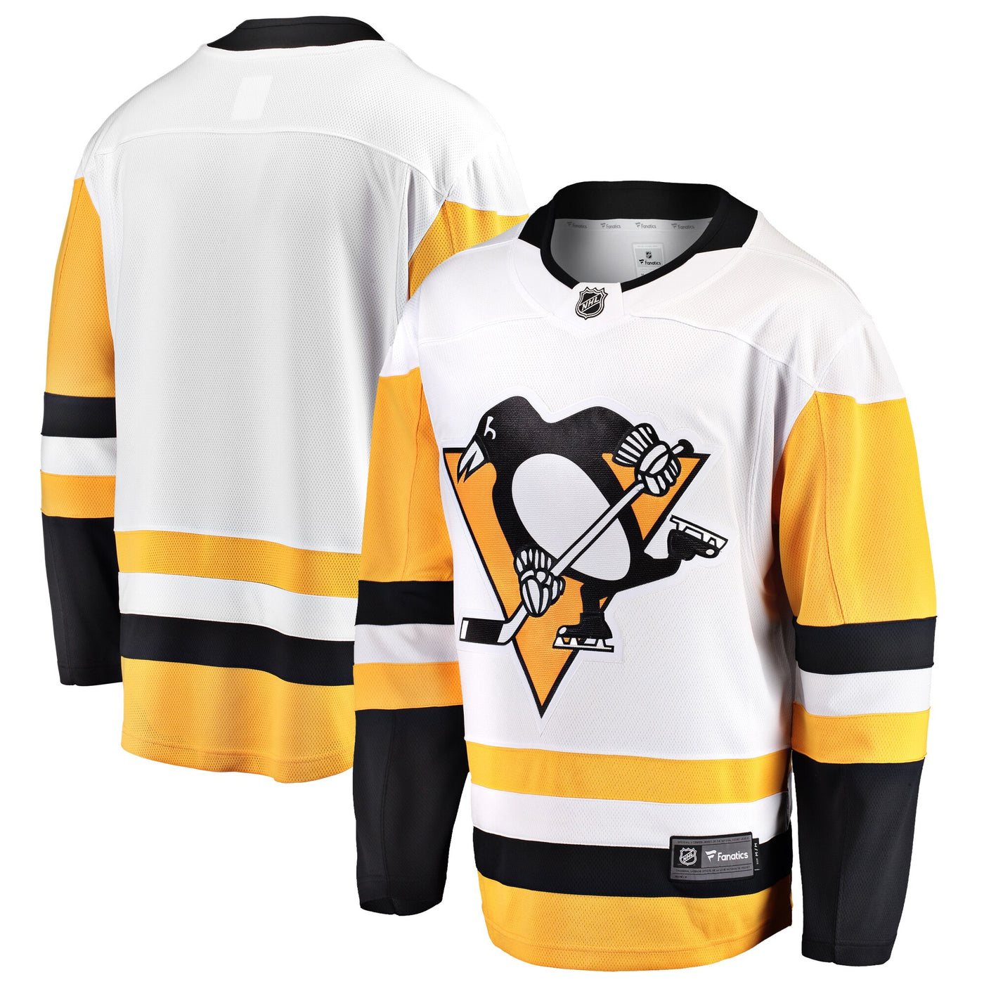 Pittsburgh Penguins Fanatics White Away Breakaway Jersey