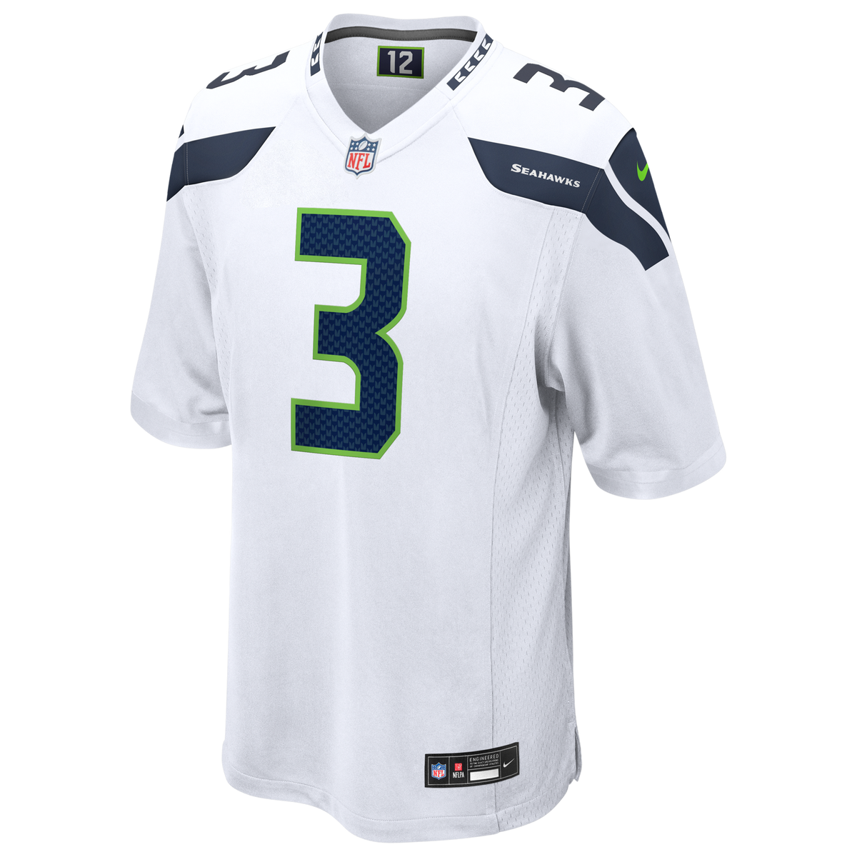 Seattle Seahawks Nick Emmanwori White Game Jersey