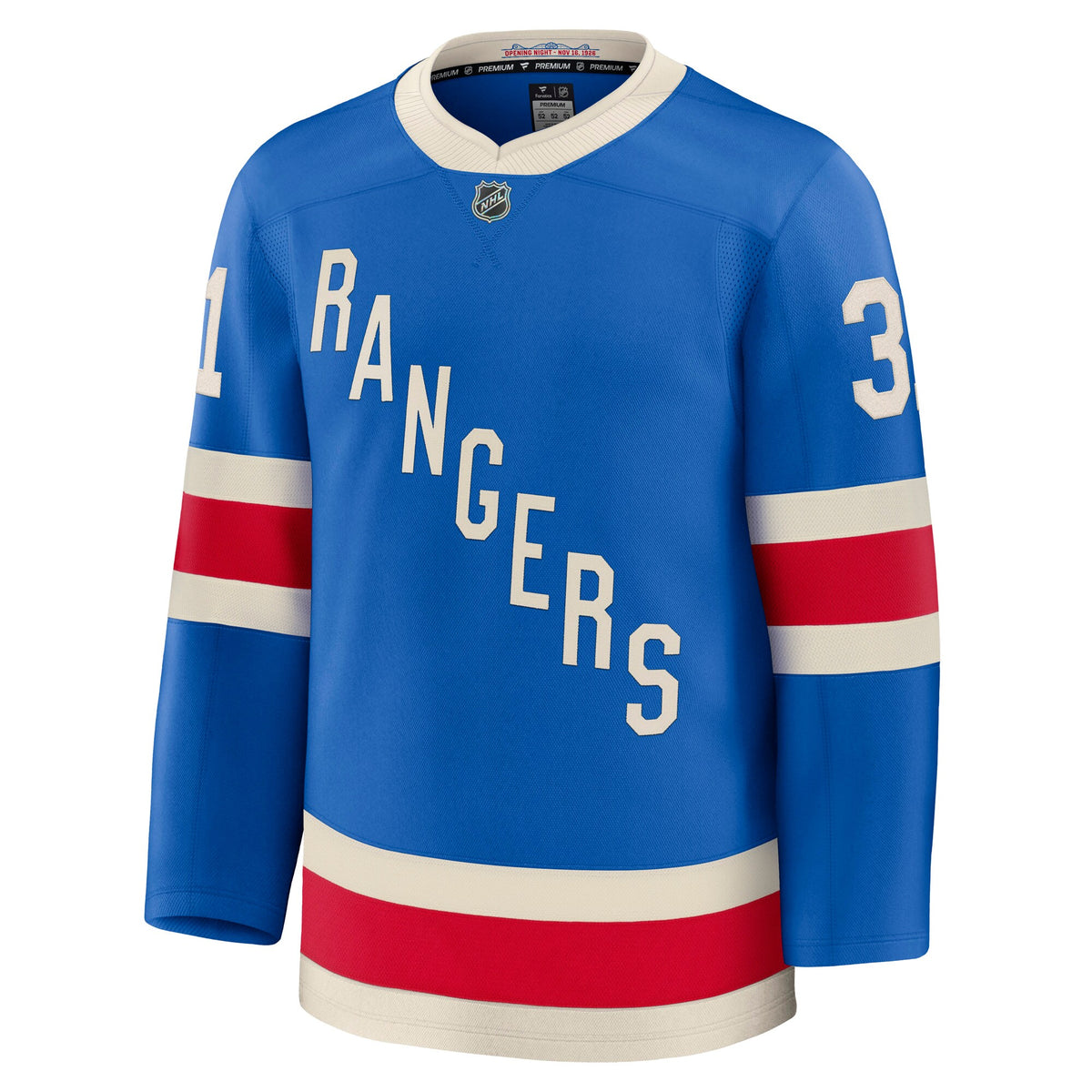 New York Rangers Igor Shesterkin Fanatics Blue Centennial Premium Jersey