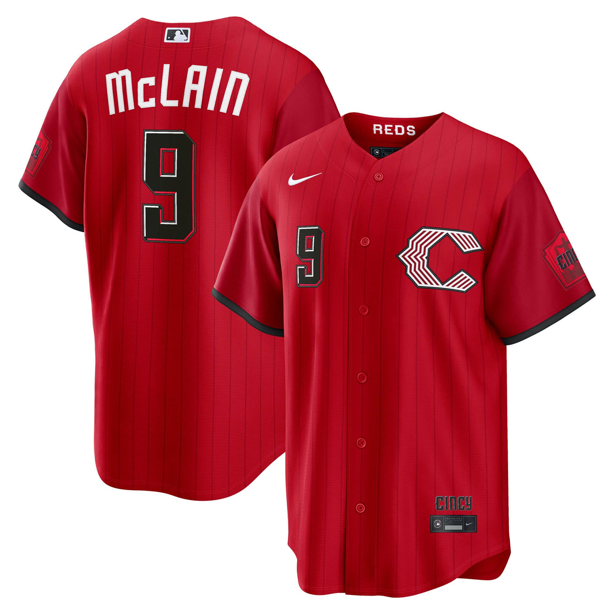 Cincinnati Reds Matt McLain Red 2026 City Connect Stadium Jersey