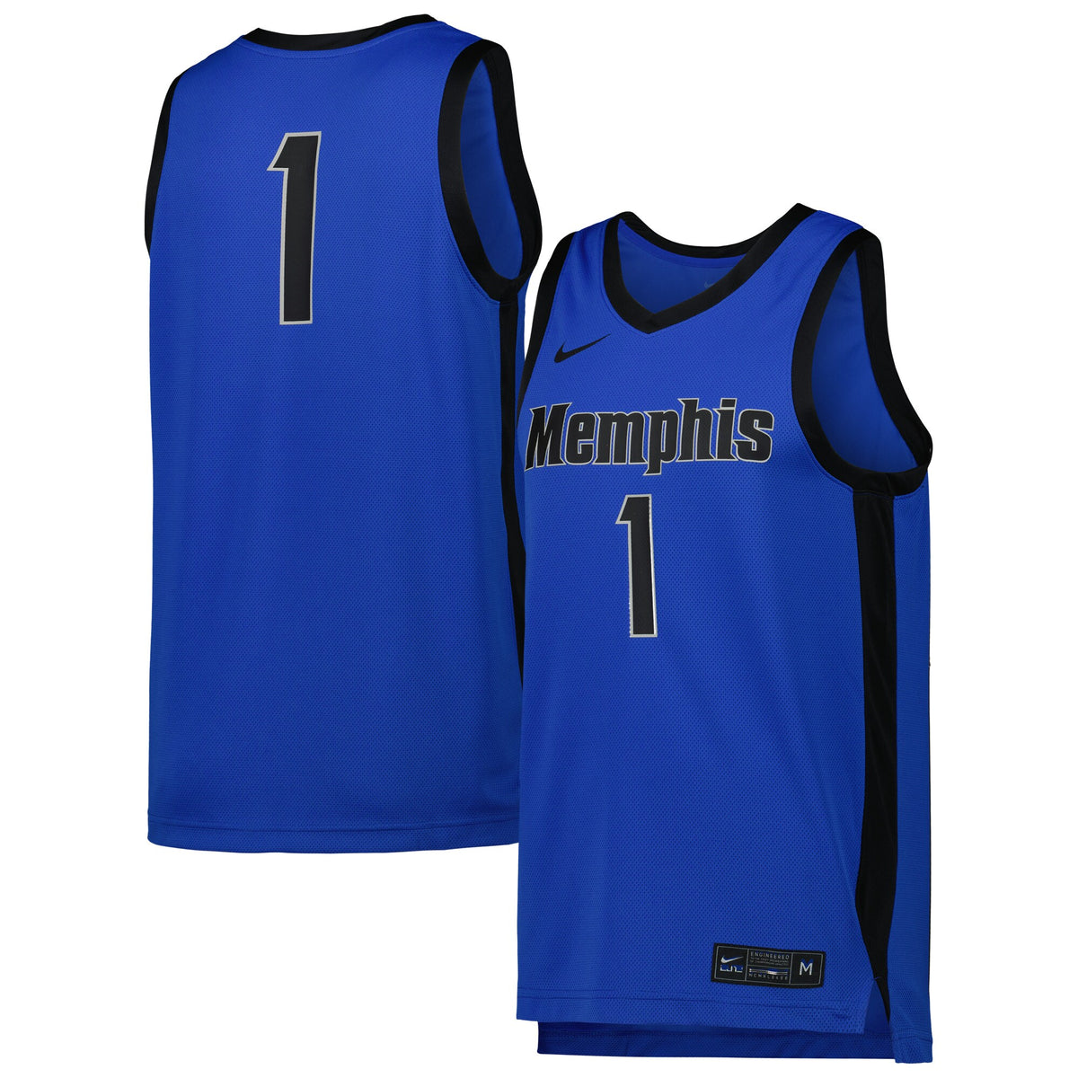 #1 Memphis Tigers Replica Basketball Jersey - Blue