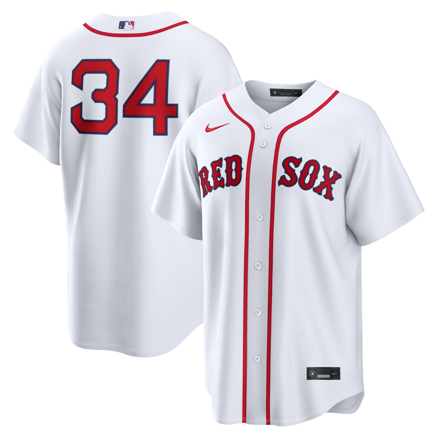 Boston Red Sox David Ortiz Nike White Home Replica Jersey