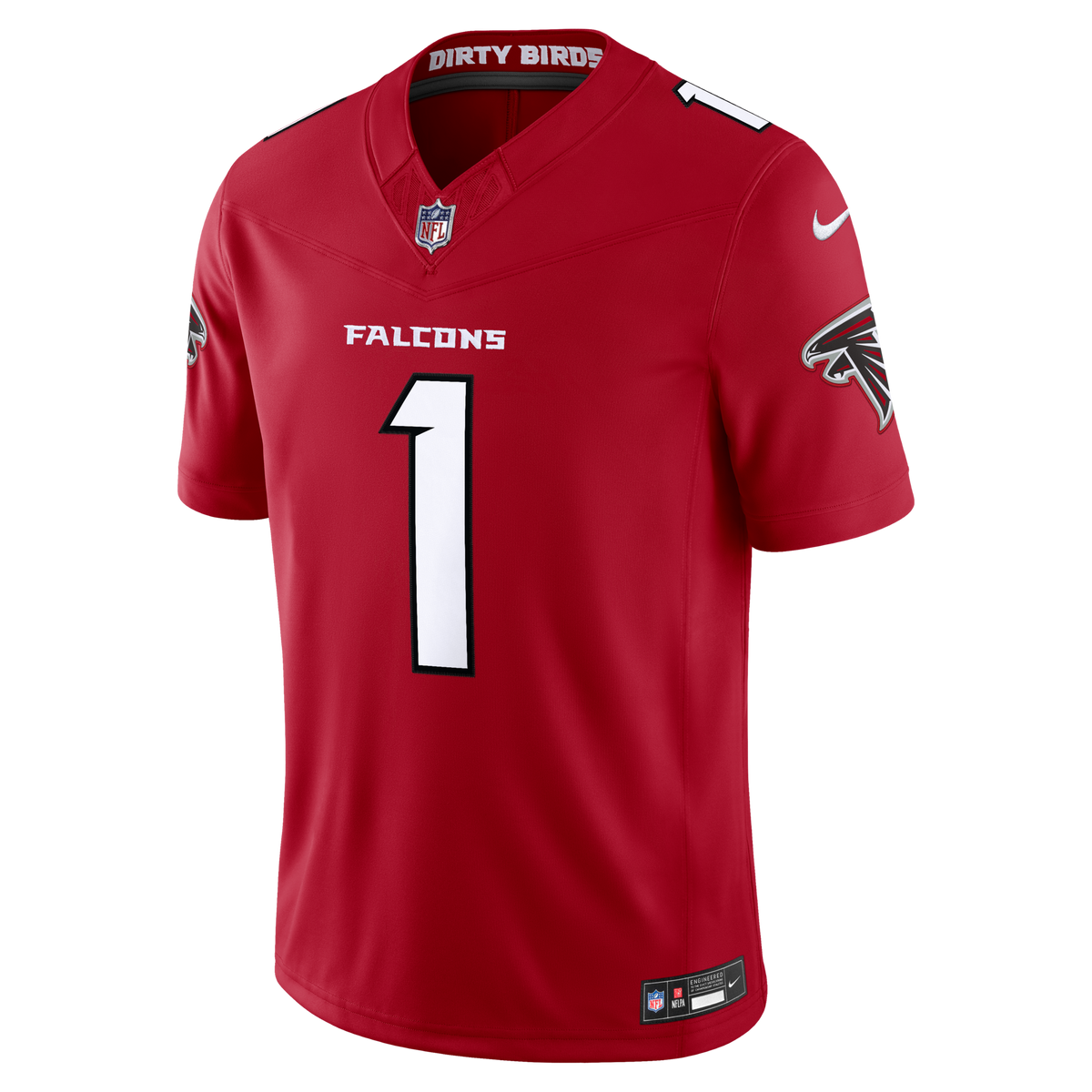 Atlanta Falcons Dirty Birds Red Team Vapor F.U.S.E. Stitched Limited Jersey