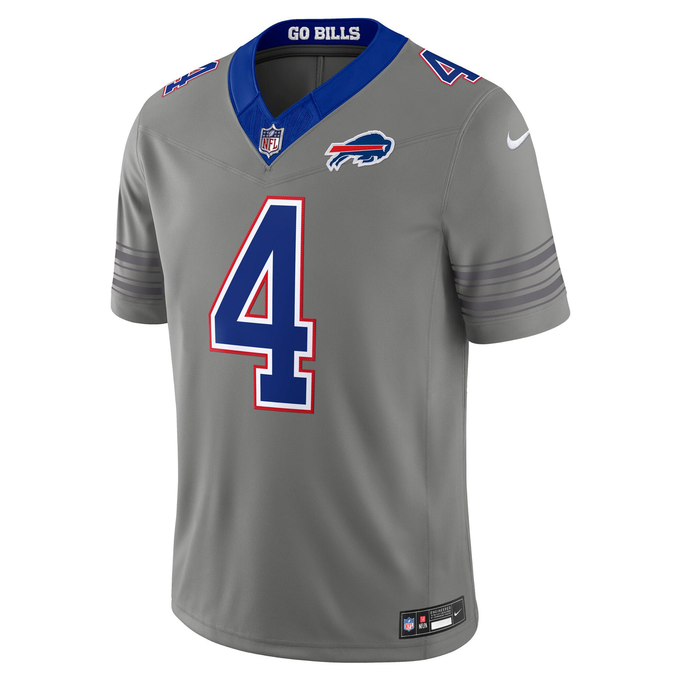 Buffalo Bills James Cook III Nike Gray Nickel City Vapor F.U.S.E. Stitched Limited Jersey