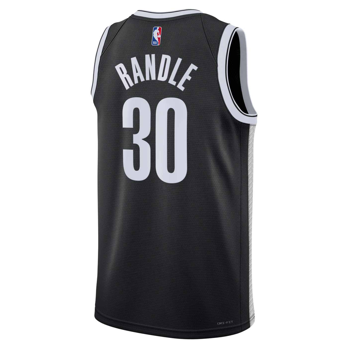 Brooklyn Nets Nike Icon Swingman Jersey- Black - Julius Randle