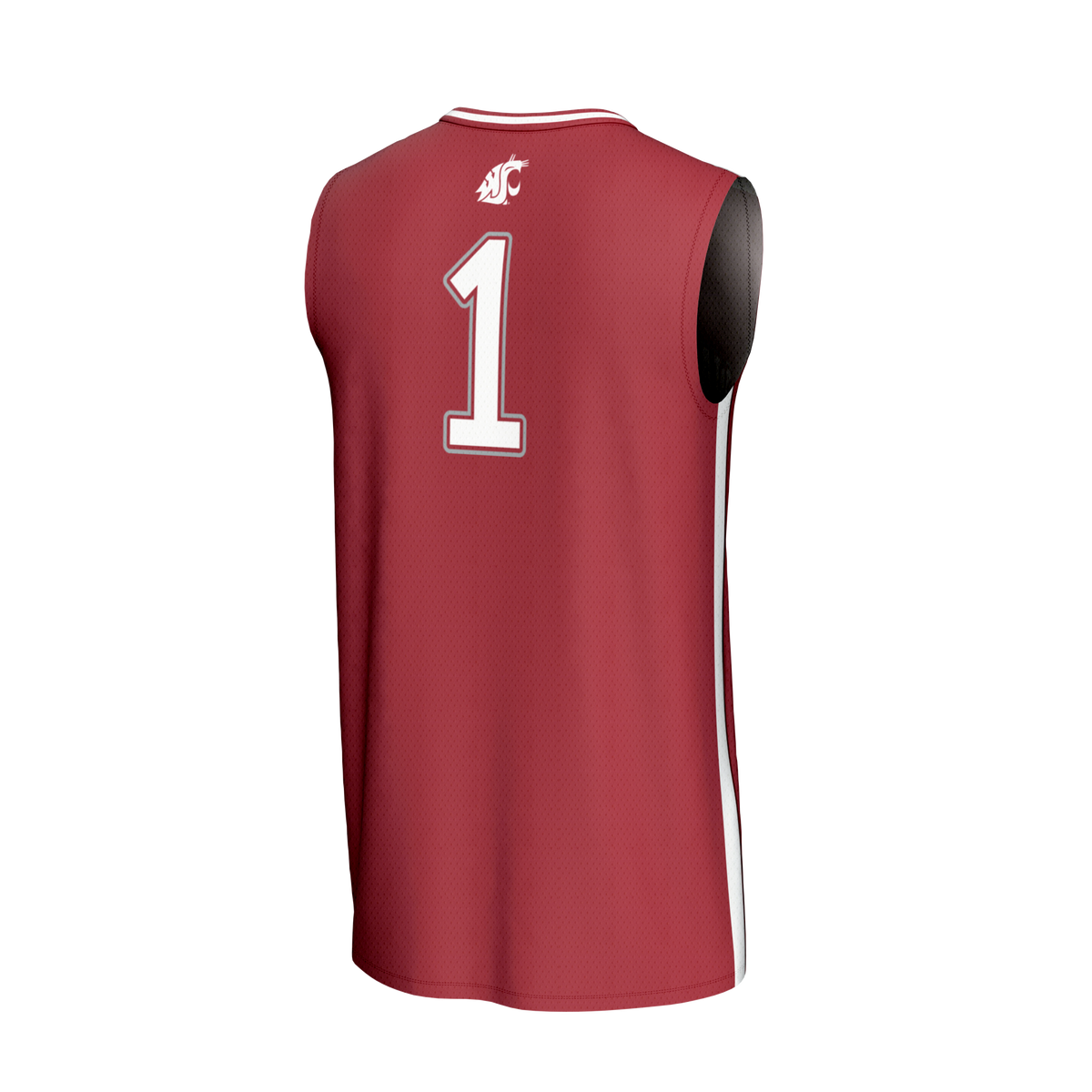 #1 Washington State Cougars GameDay Greats Lightweight Collegiate Basketball Fashion Jersey - Crimson