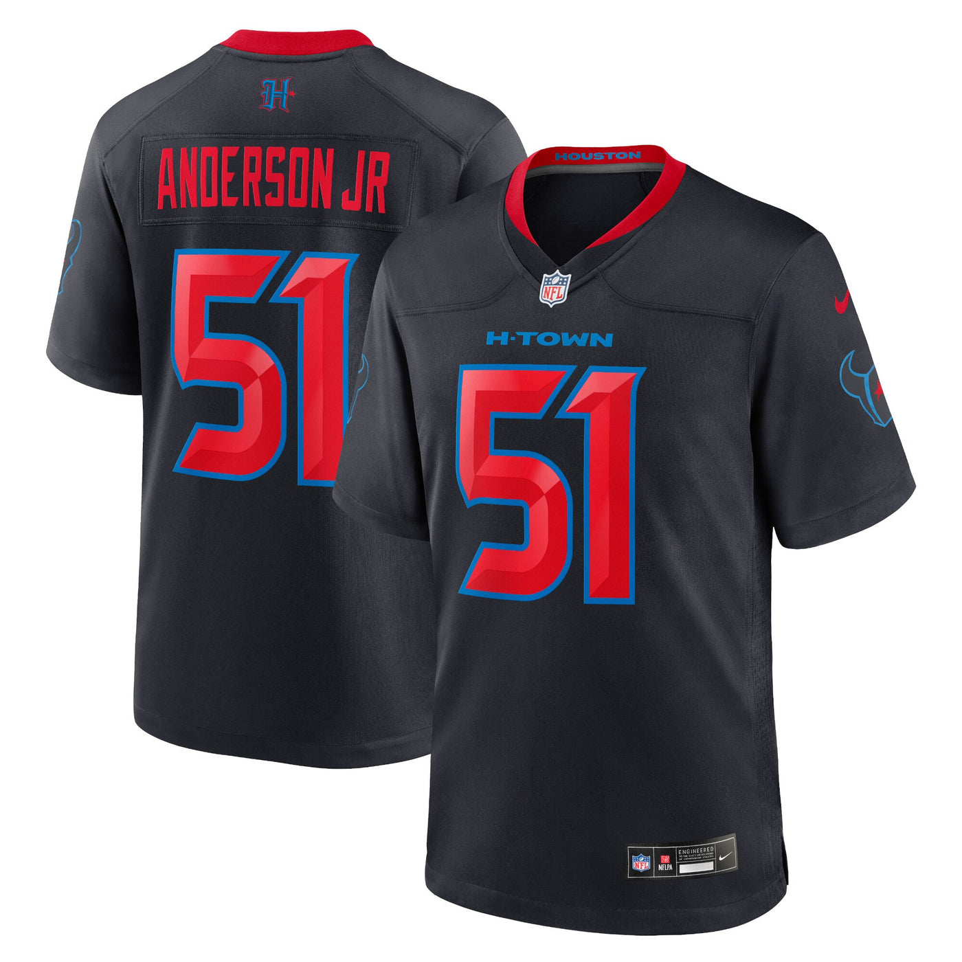 Houston Texans Will Anderson Jr. Nike Navy Alternate Game Jersey