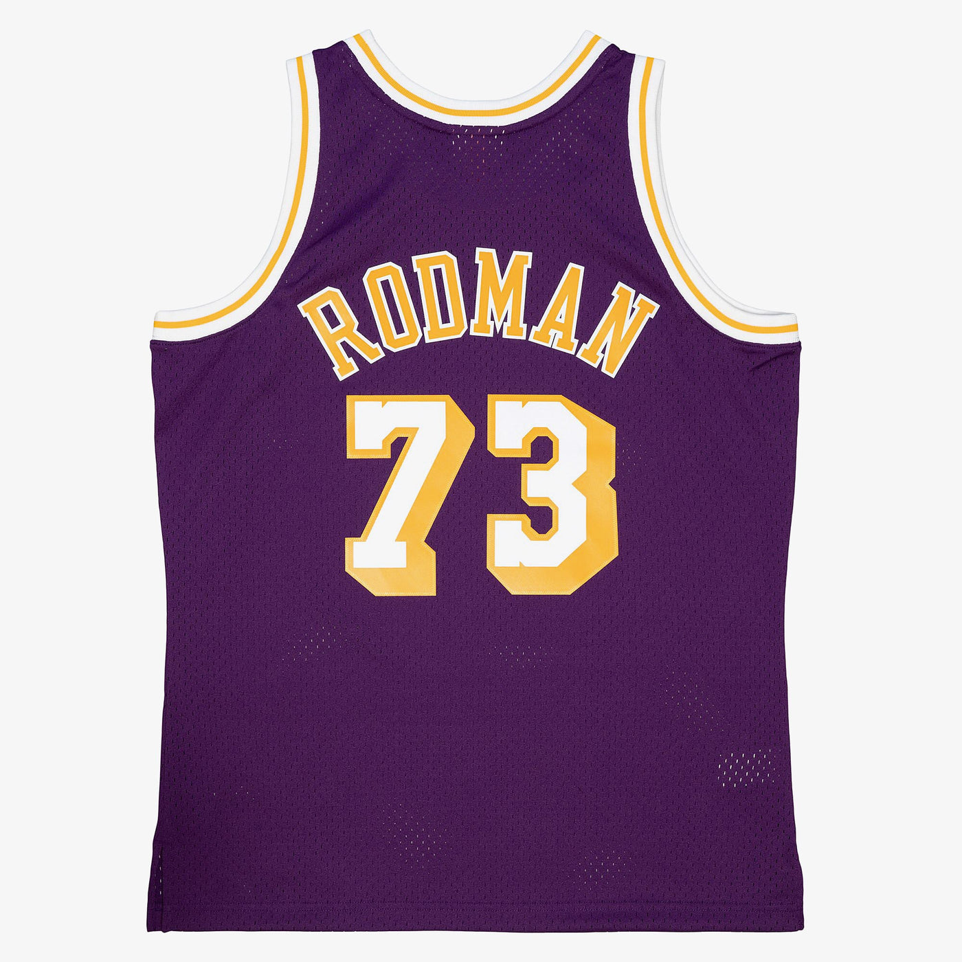 Los Angeles Lakers Mitchell & Ness Dennis Rodman 1998 Road Authentic Jersey - Purple