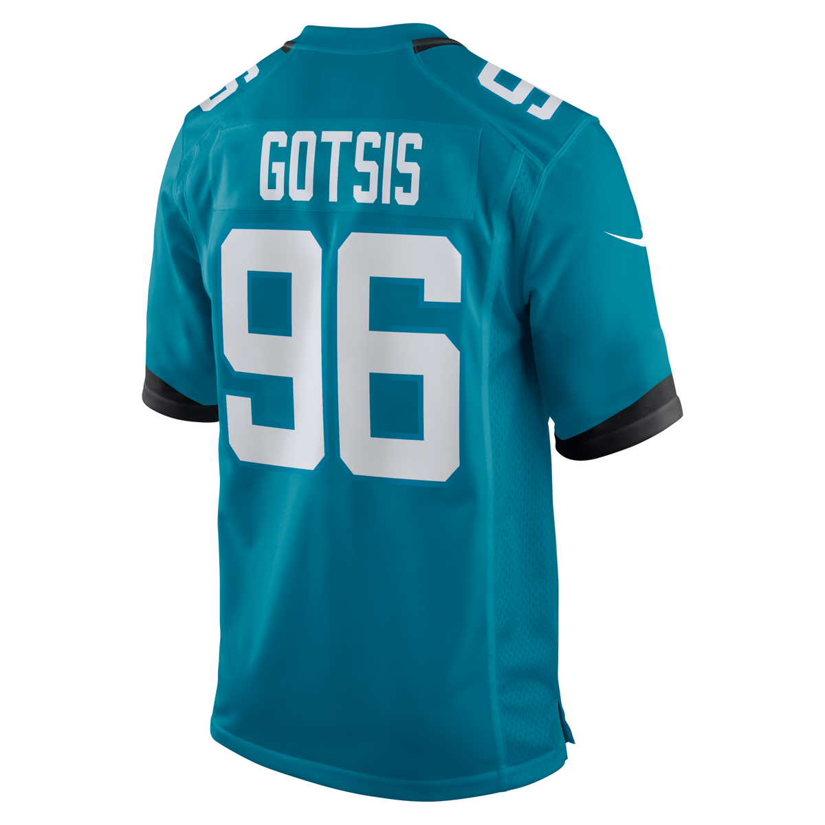 Jacksonville Jaguars Adam Gotsis Teal Game Jersey