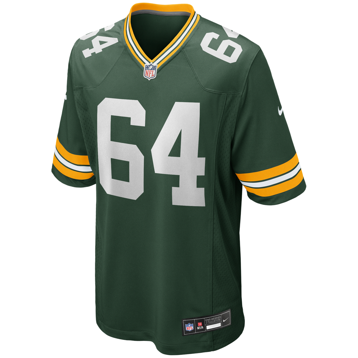 Green Bay Packers Jerry Kramer Green Game Retired Player Jersey