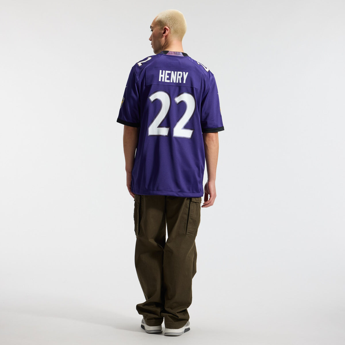 Baltimore Ravens Derrick Henry Purple Team Game Jersey