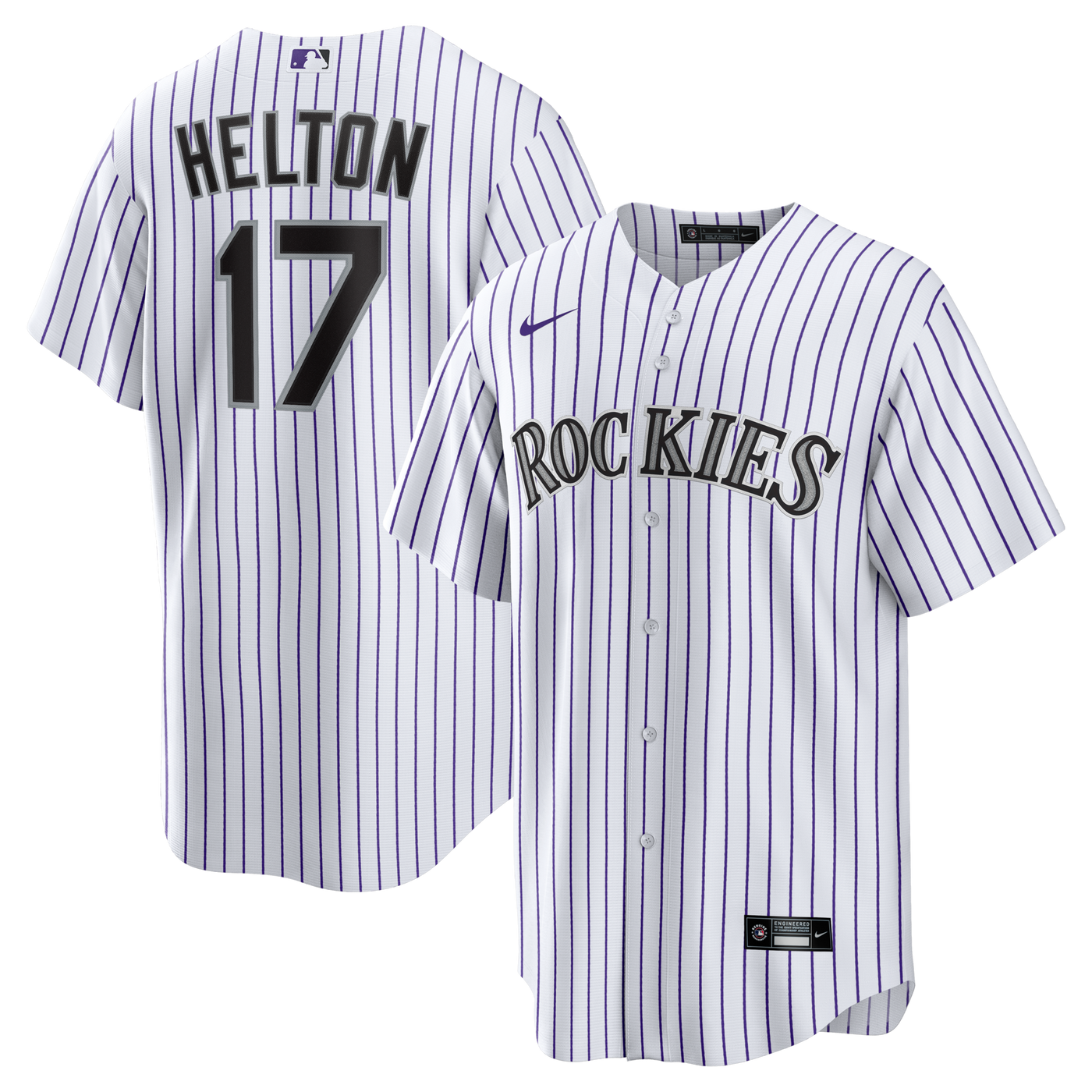 Colorado Rockies Todd Helton Nike White Home Retired Player Replica Jersey