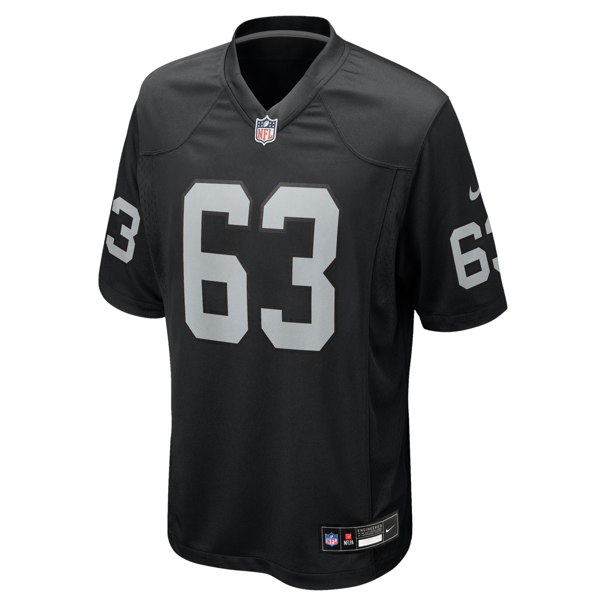 Las Vegas Raiders Gene Upshaw Black Game Retired Player Jersey