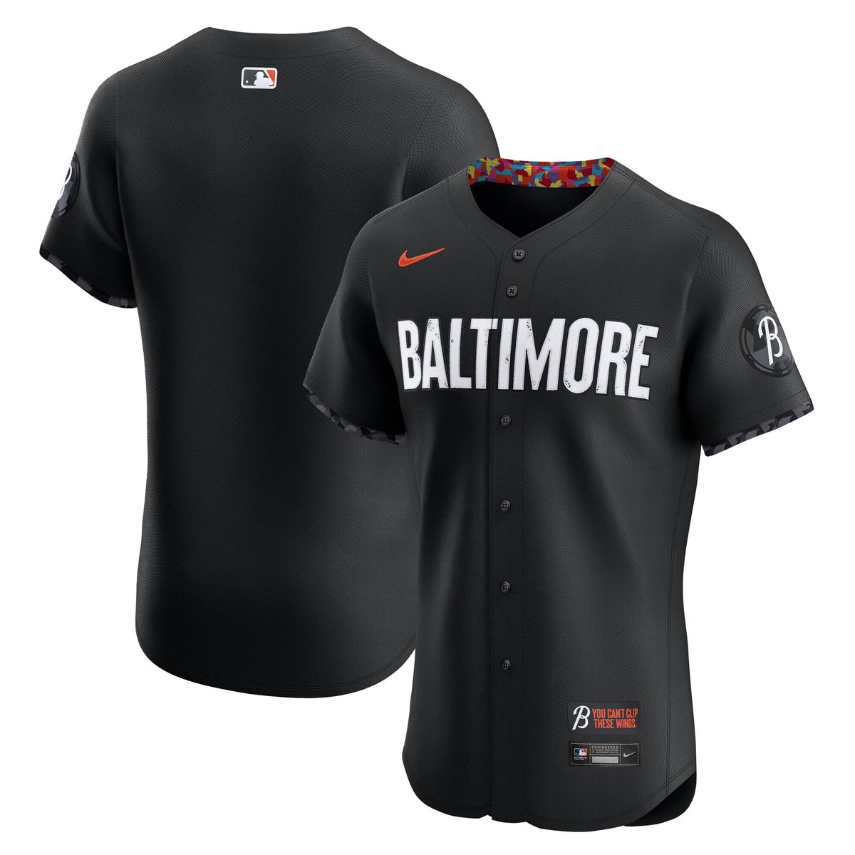 Baltimore Orioles Black City Connect Elite Jersey