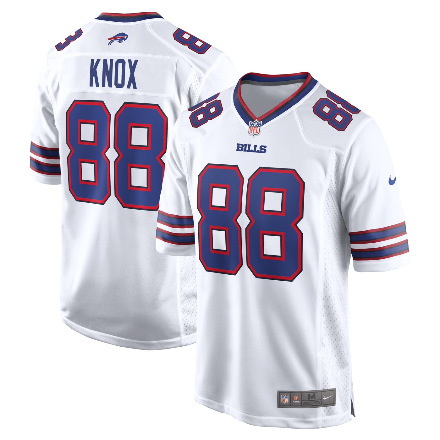 Buffalo Bills Dawson Knox Nike White Away Game Player Jersey