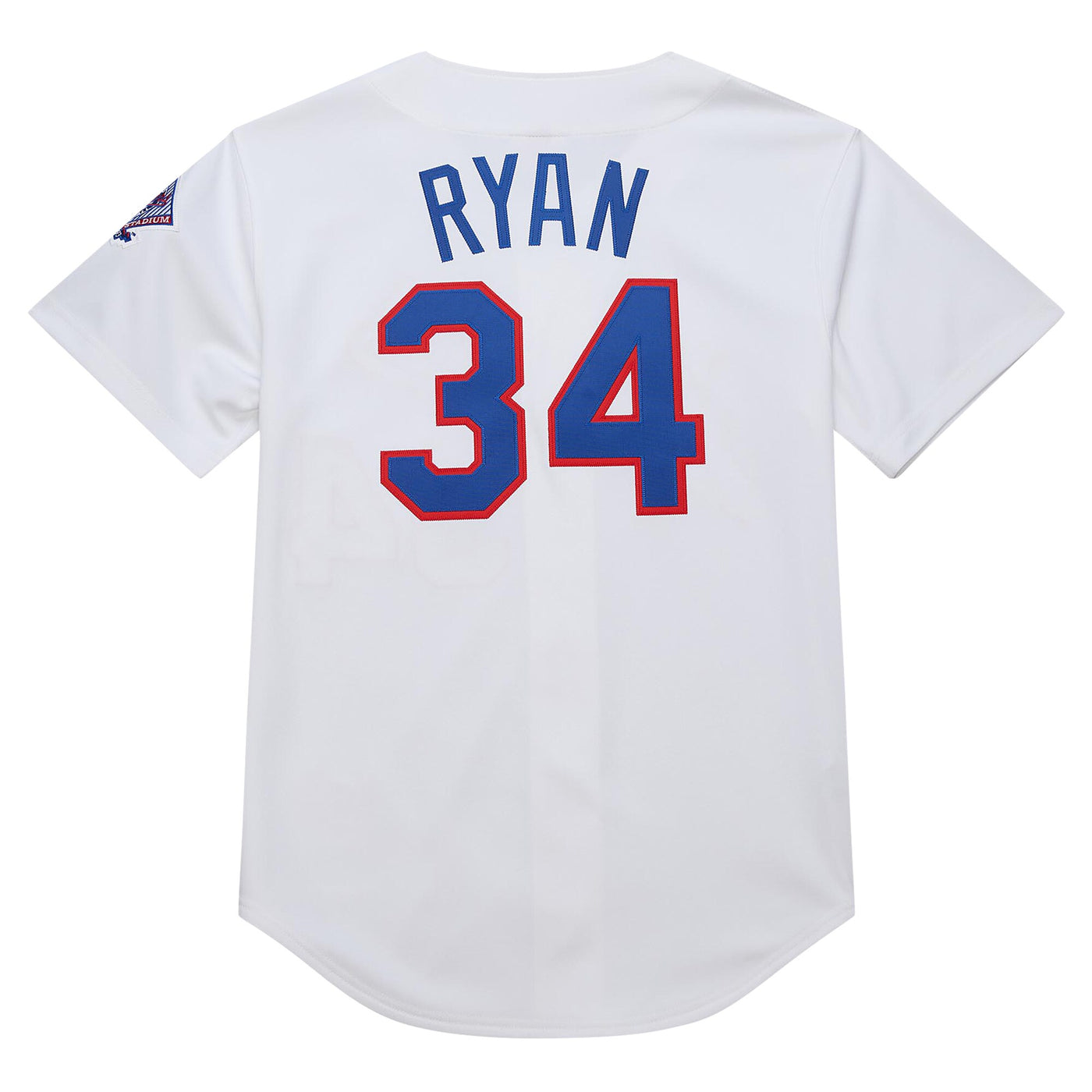 Texas Rangers Nolan Ryan Mitchell & Ness White 1993 Cooperstown Collection Authentic Jersey
