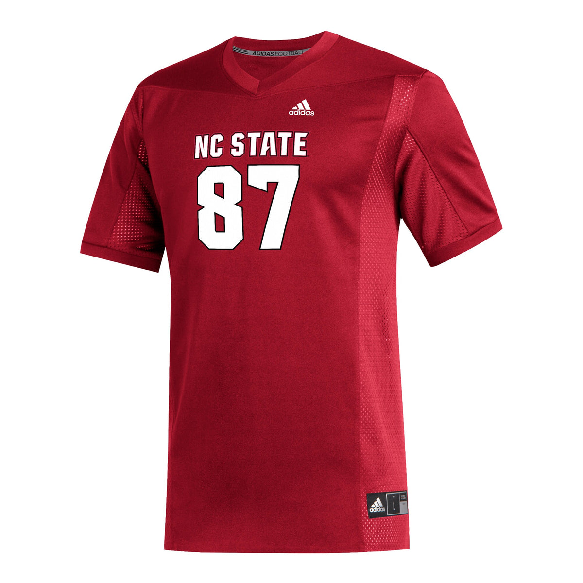 #87 NC State Wolfpack Replica Football Jersey - Red