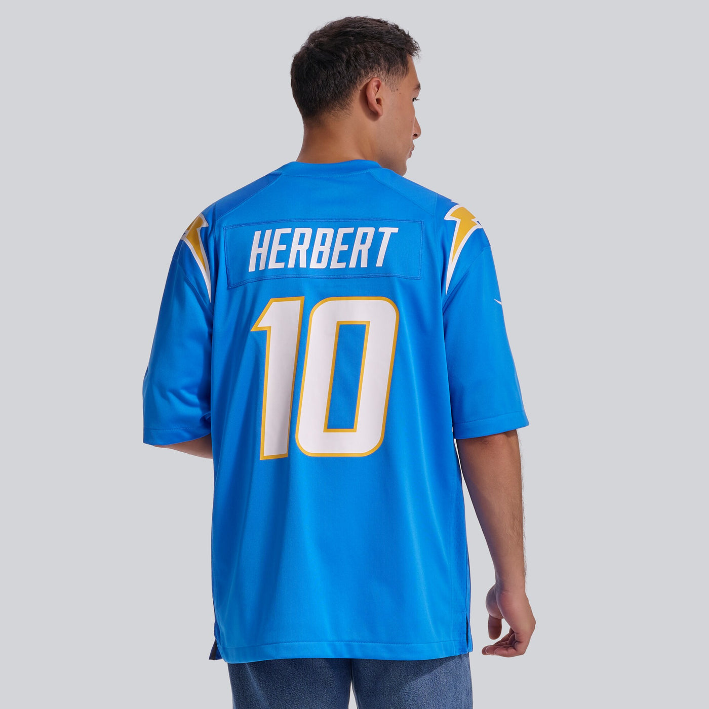 Los Angeles Chargers Justin Herbert Nike Powder Blue Player Game Jersey