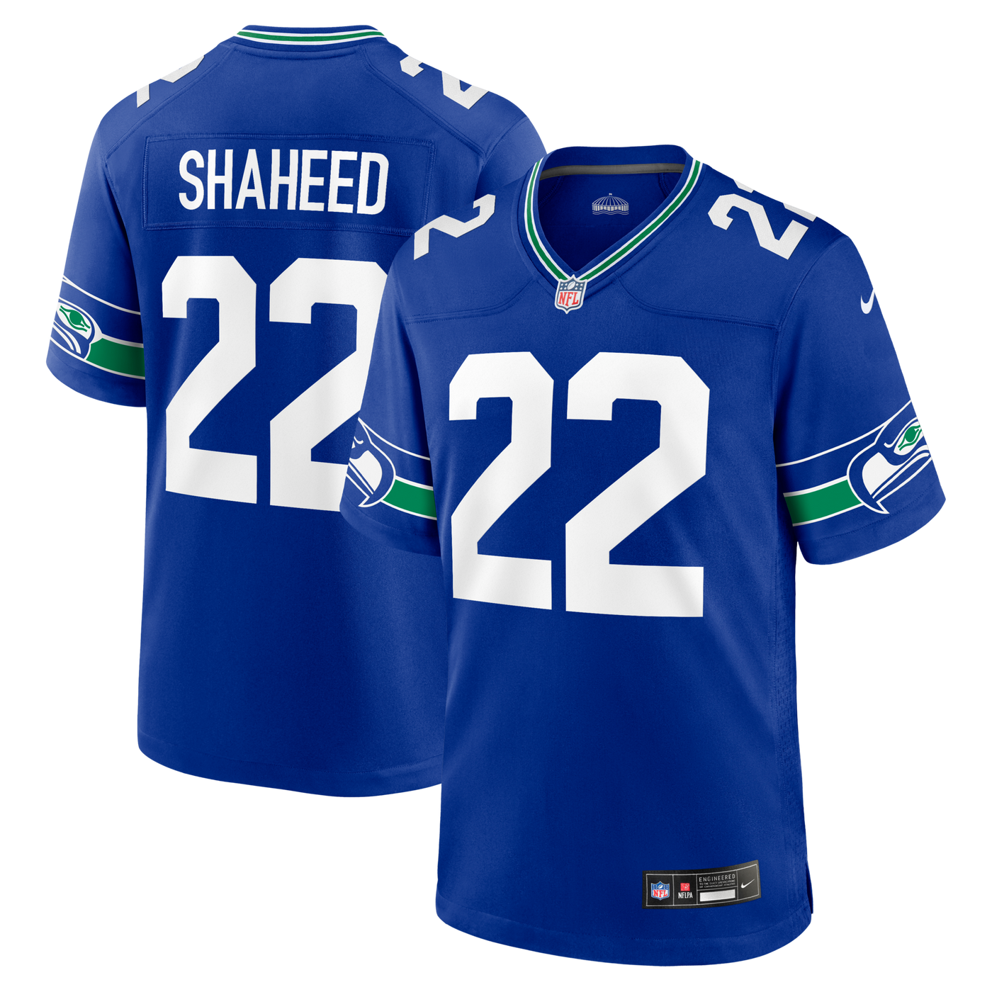 Seattle Seahawks Rashid Shaheed Nike Royal Alternate Game Jersey