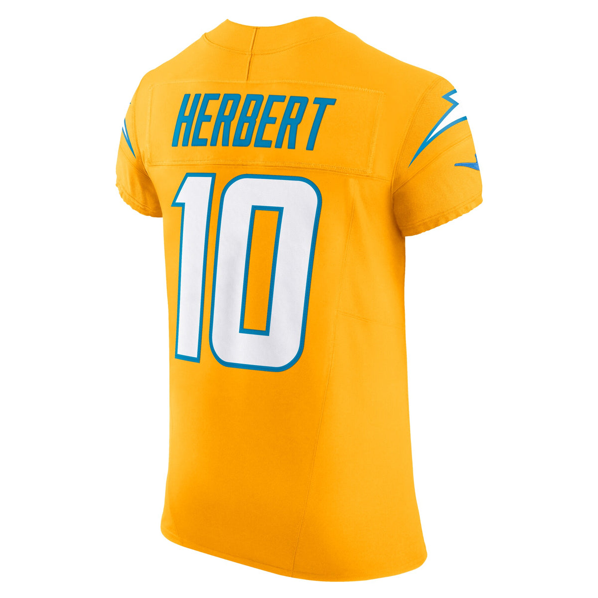 Los Angeles Chargers Justin Herbert Gold Alternate Vapor F.U.S.E. Elite Jersey