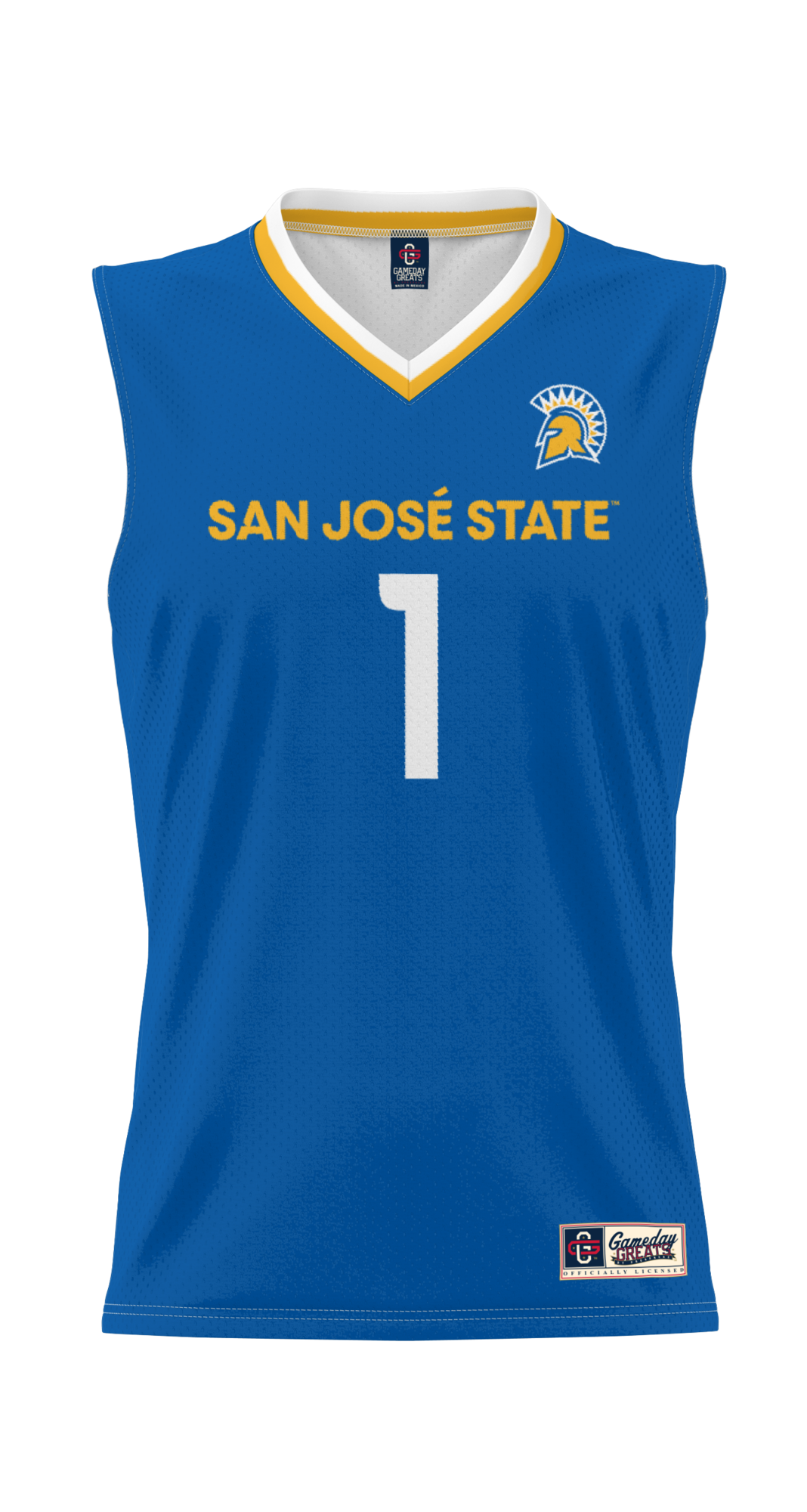 #1 San Jose State Spartans GameDay Greats Lightweight Basketball Jersey - Royal