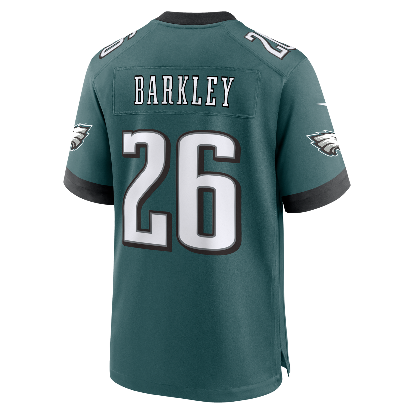 Philadelphia Eagles Saquon Barkley Nike Midnight Green Team Game Jersey