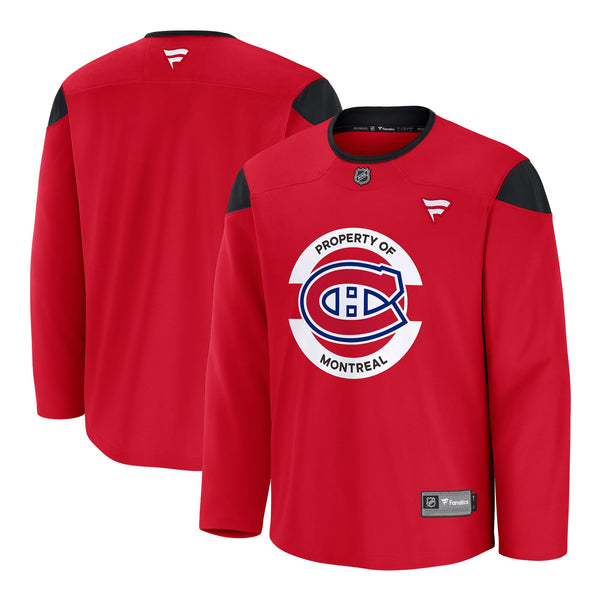 Montreal Canadiens Fanatics Red Practice Jersey
