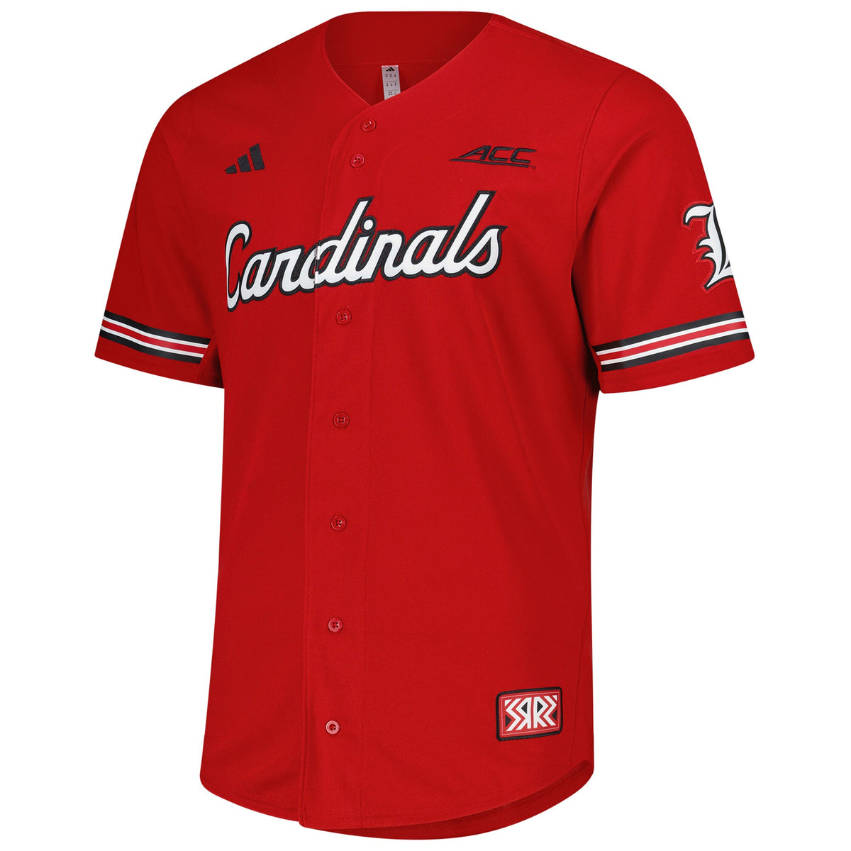 Louisville Cardinals Reversible Retro Full-Button Baseball Jersey - Red