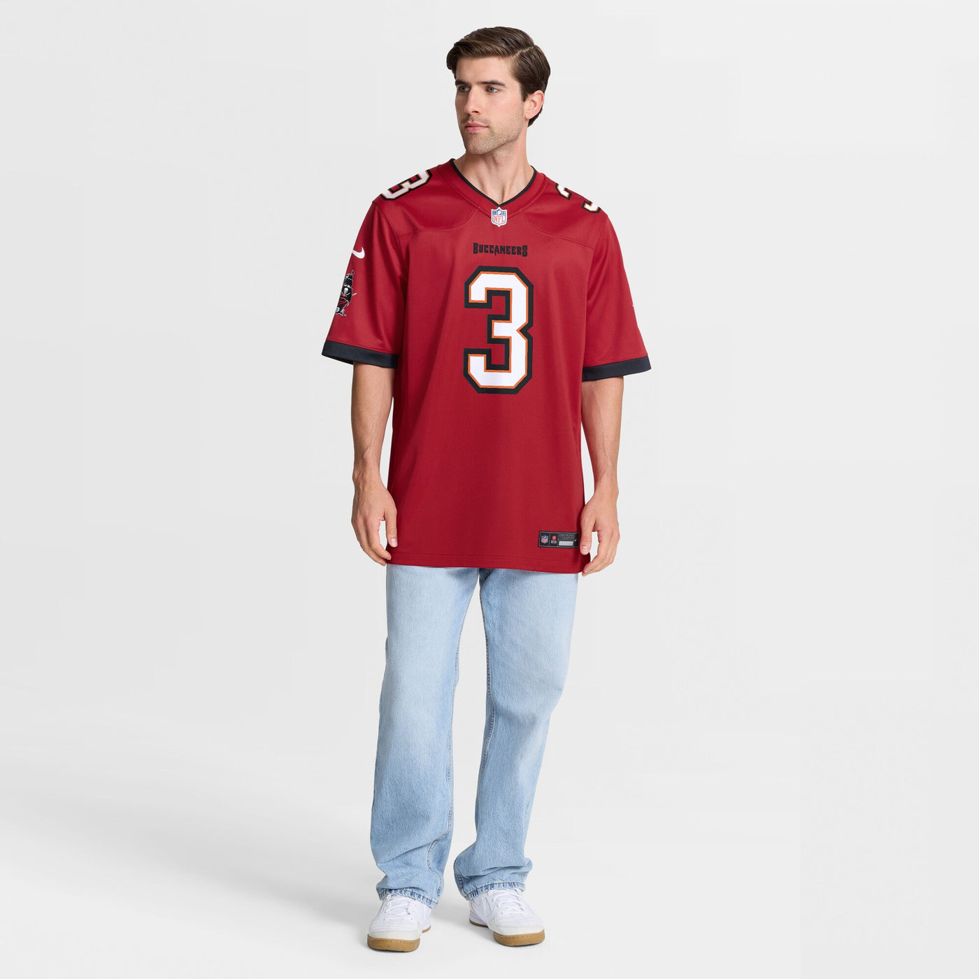 Tampa Bay Buccaneers Rueben Bain Jr. Nike Red 2026 NFL Draft First Round Pick No. 15 Team Game Jersey
