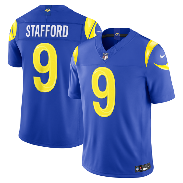 Los Angeles Rams Matthew Stafford Nike Royal Team Vapor F.U.S.E. Stitched Limited Jersey