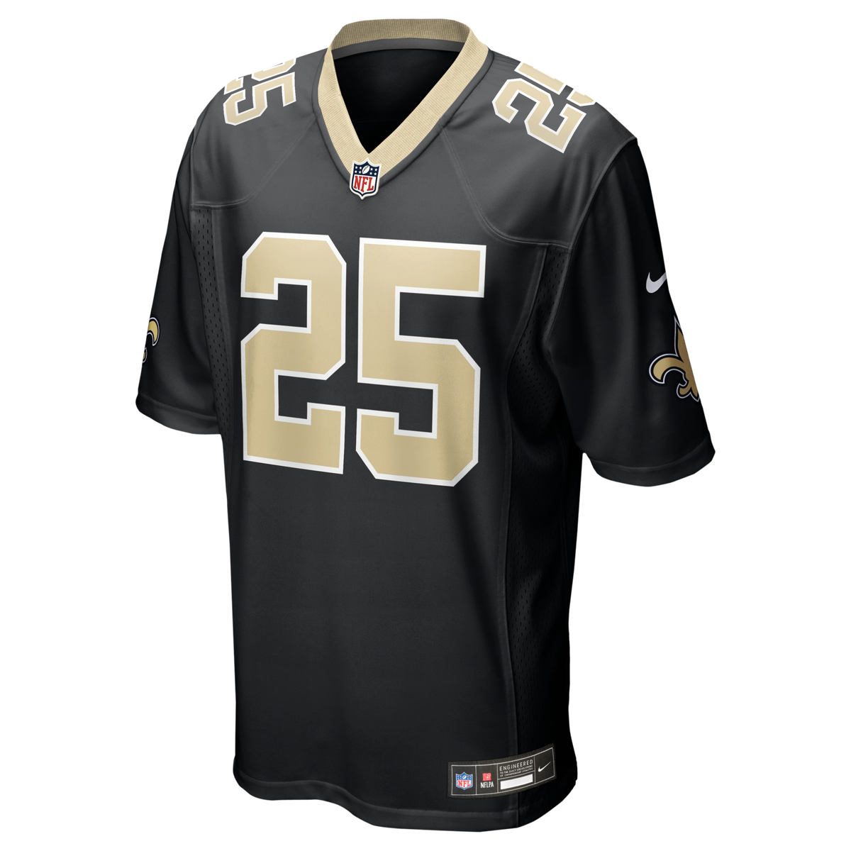 New Orleans Saints Rejzohn Wright Black Team Game Jersey