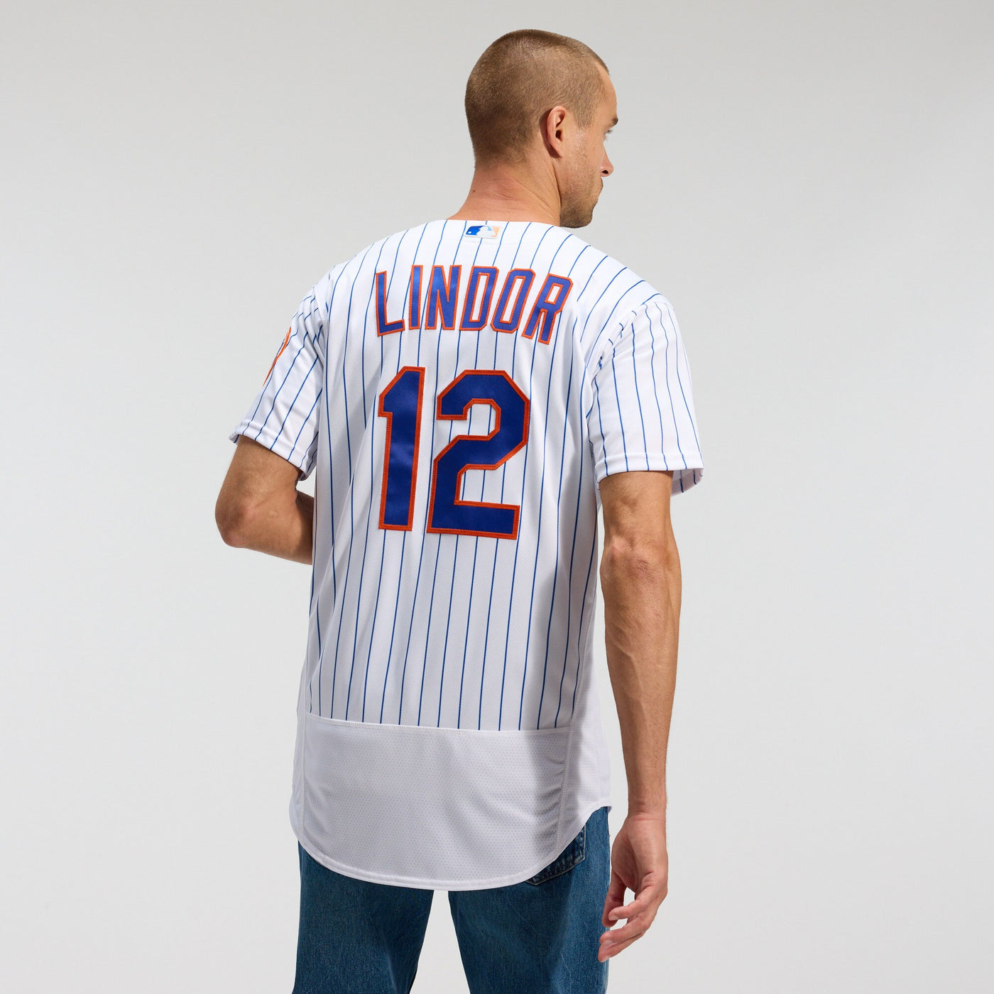 New York Mets Francisco Lindor Nike White Home Authentic Player Jersey
