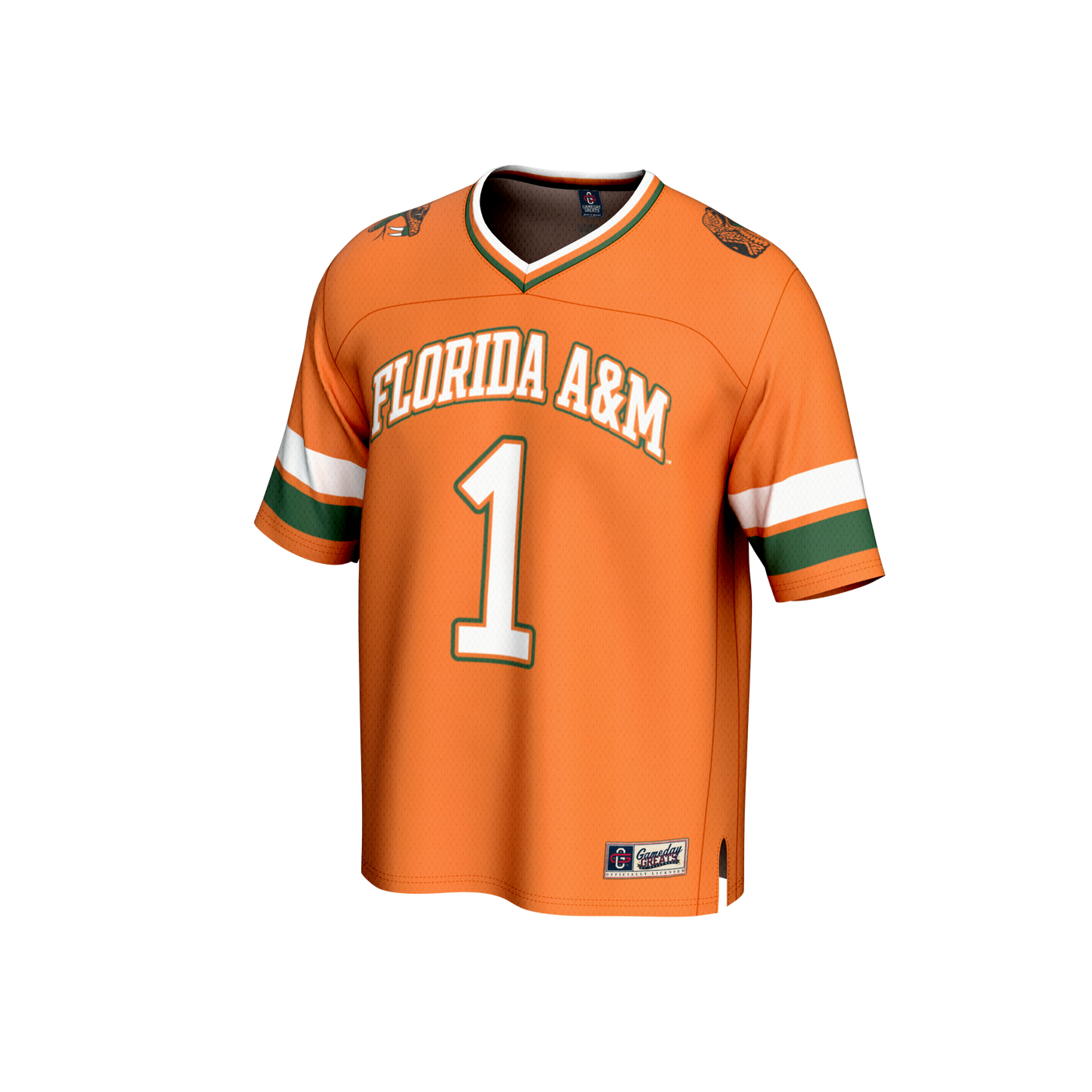 GameDay Greats #1 Orange Florida A&M Rattlers Collegiate Football Fashion Jersey