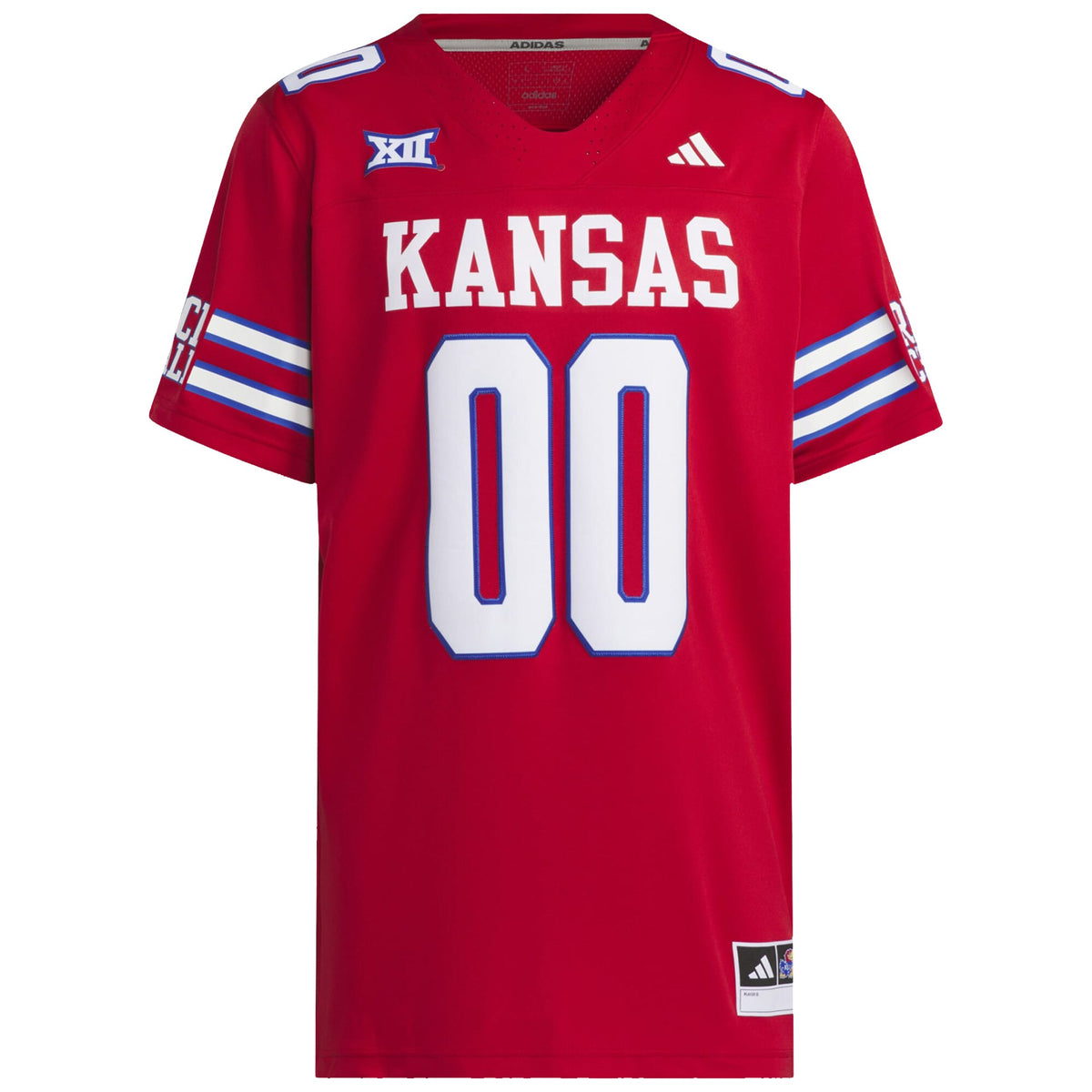 #00 Kansas Jayhawks Alternate Premier Jersey – Red