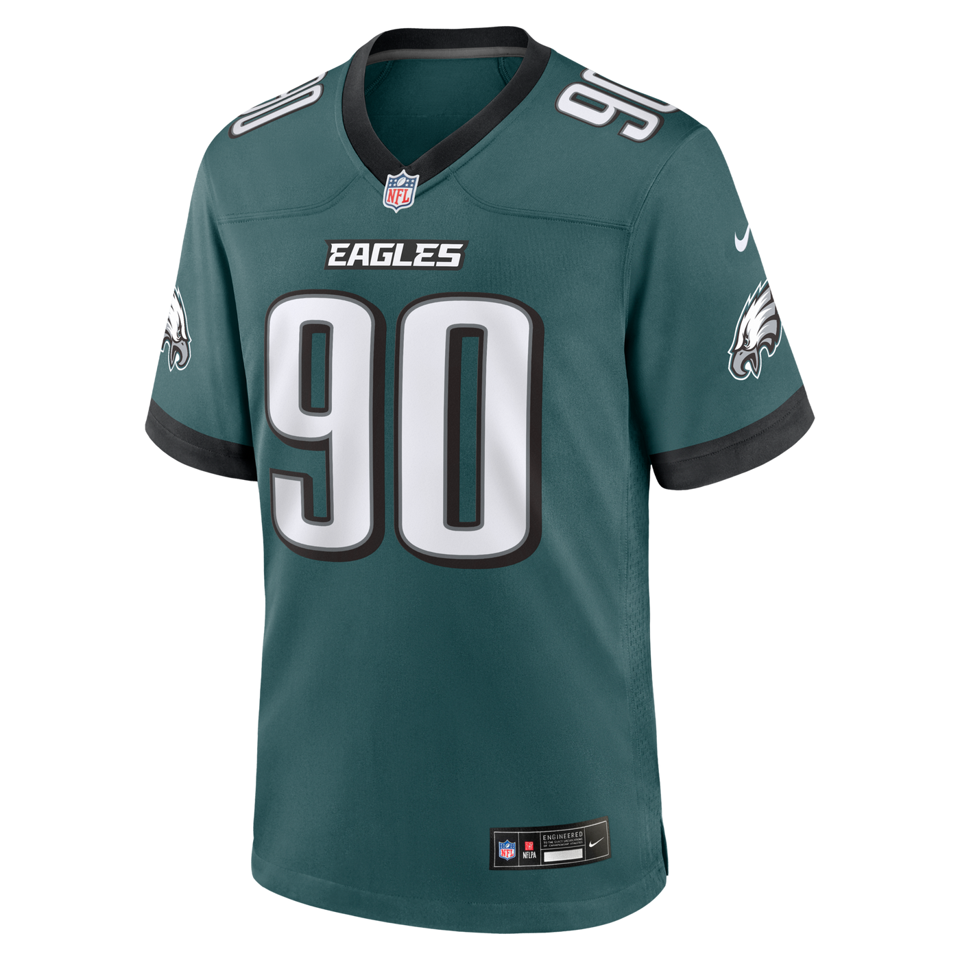 Philadelphia Eagles Jordan Davis Nike Midnight Green Team Game Jersey