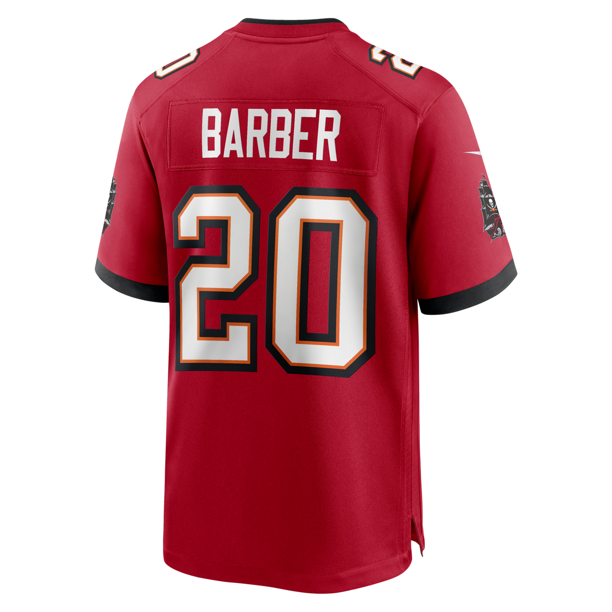 Tampa Bay Buccaneers Ronde Barber Red Game Retired Player Jersey
