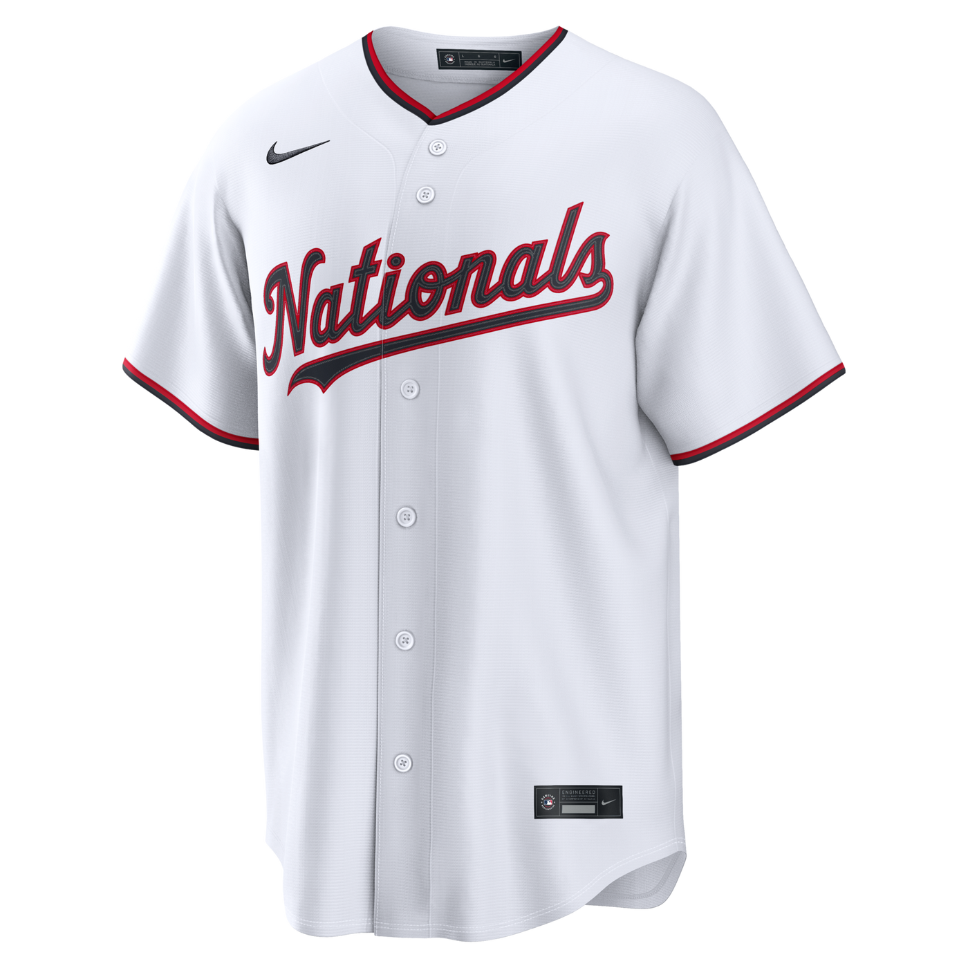Washington Nationals James Wood Nike White Home Replica Jersey