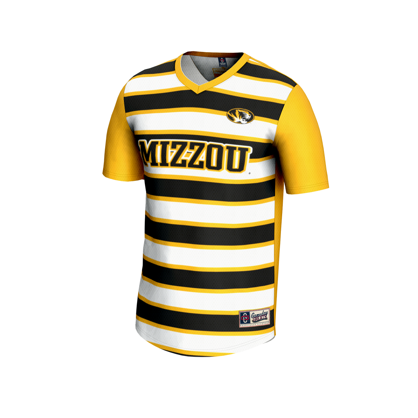 GameDay Greats #1 Gold Missouri Tigers Lightweight Soccer Fashion Jersey
