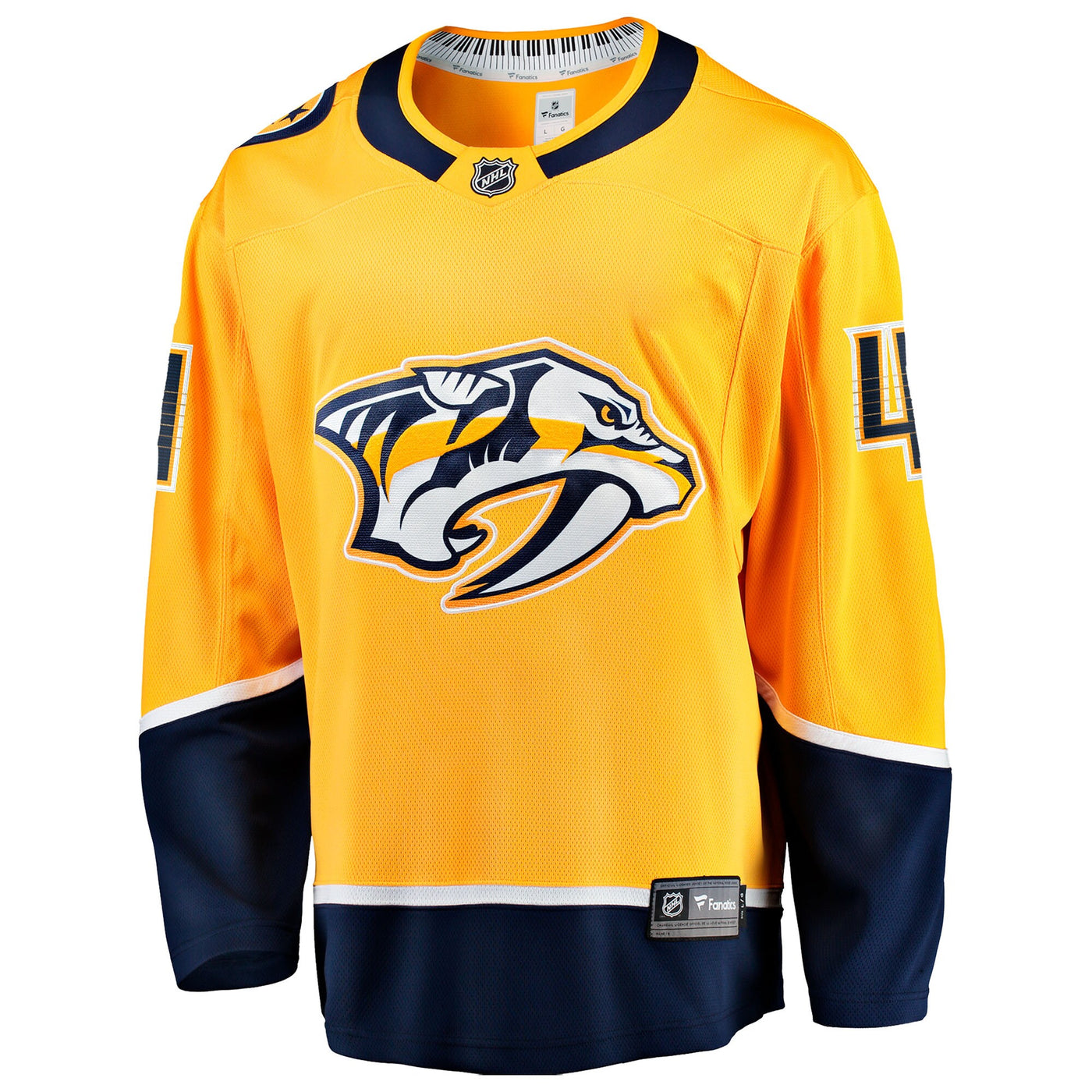 Nashville Predators Nicolas Hague Fanatics Gold Home Breakaway Jersey