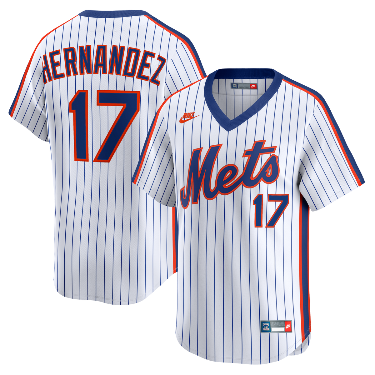 New York Mets Keith Hernandez White Cooperstown Collection Limited Jersey