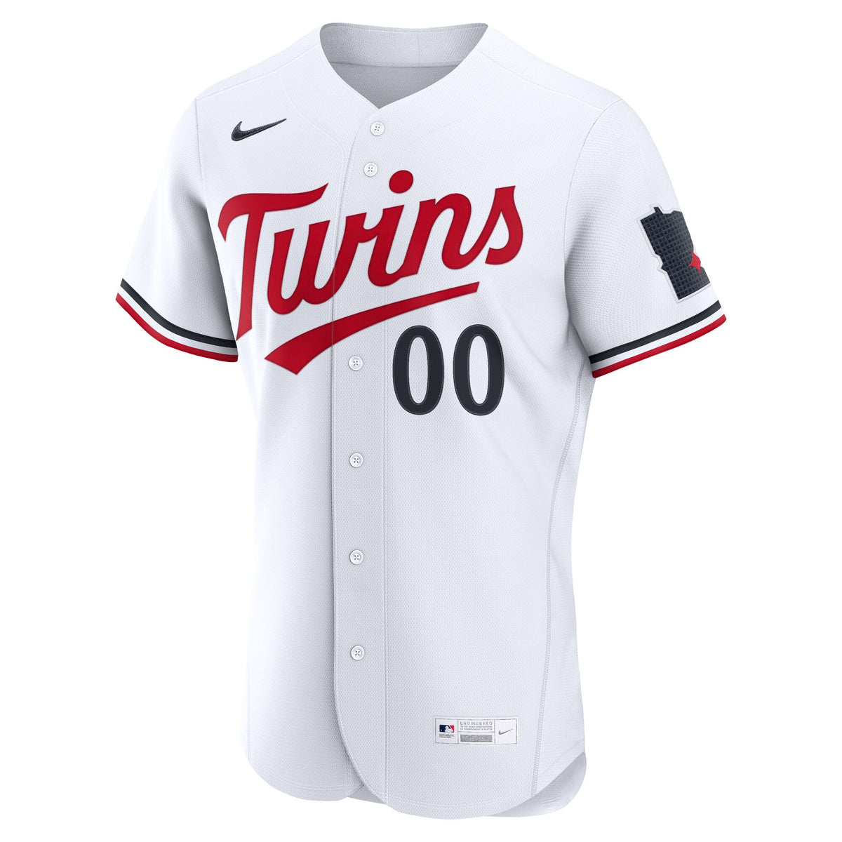 Minnesota Twins White Home Authentic Custom Jersey