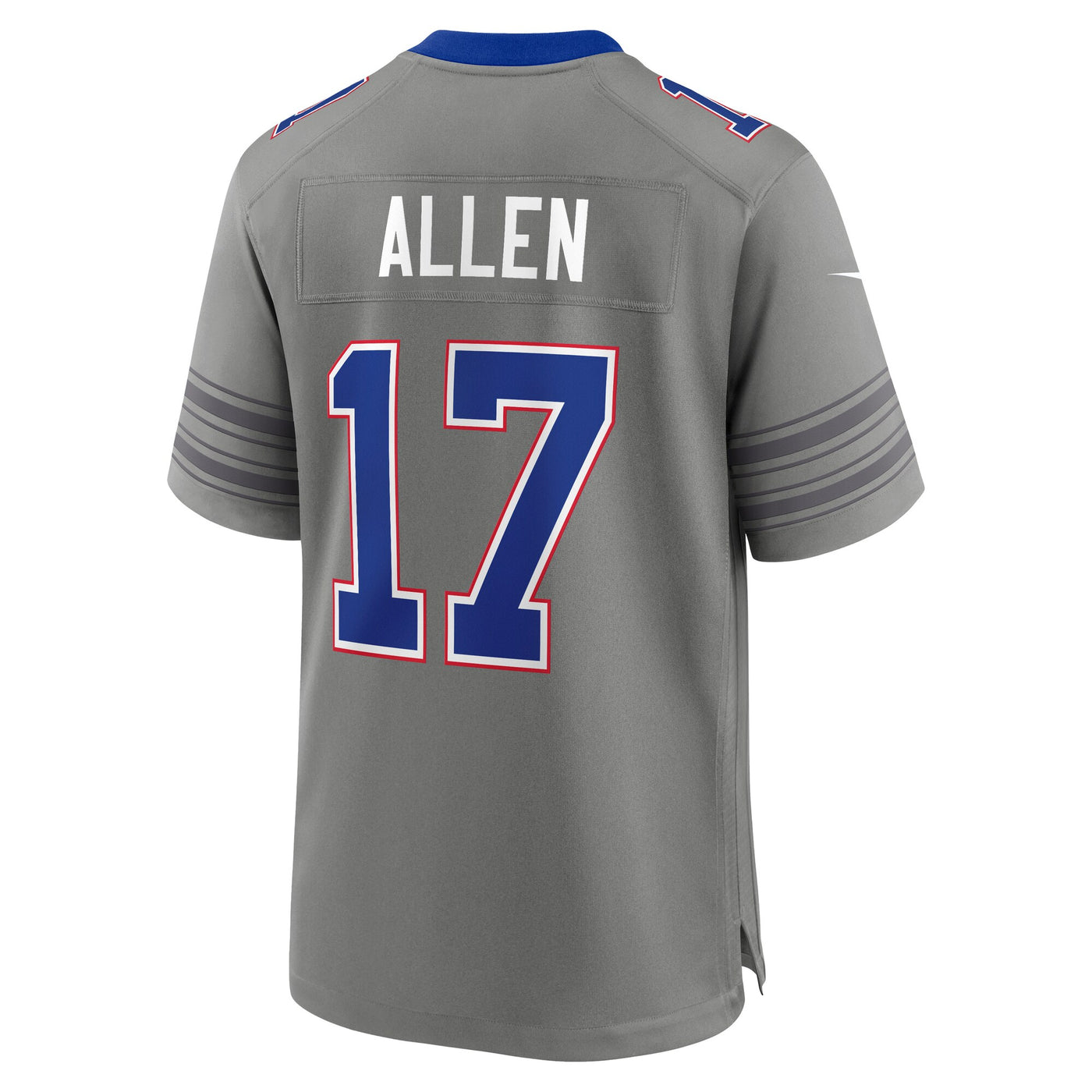 Buffalo Bills Josh Allen Nike Gray Nickel City Game Jersey
