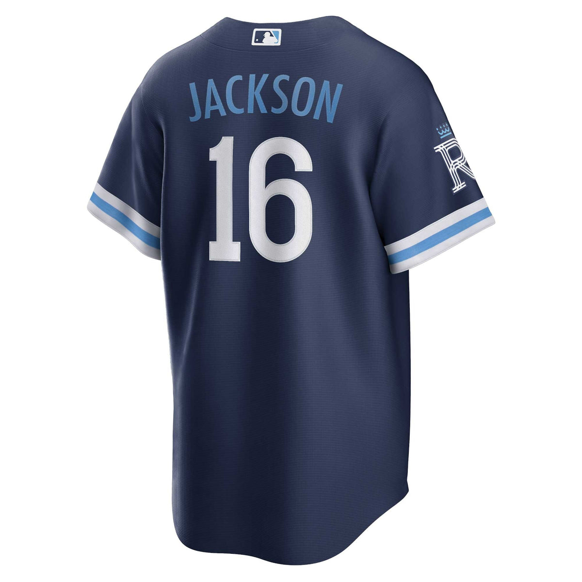 Kansas City Royals Bo Jackson Navy City Connect Replica Player Jersey