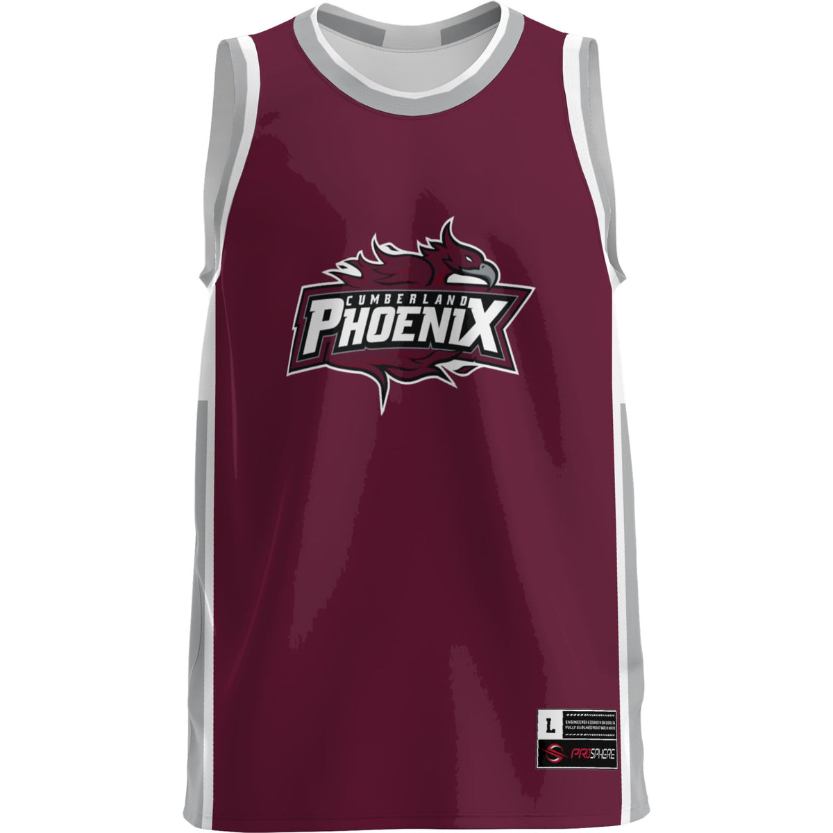 Cumberland Phoenix GameDay Greats Lightweight Basketball Jersey - Maroon