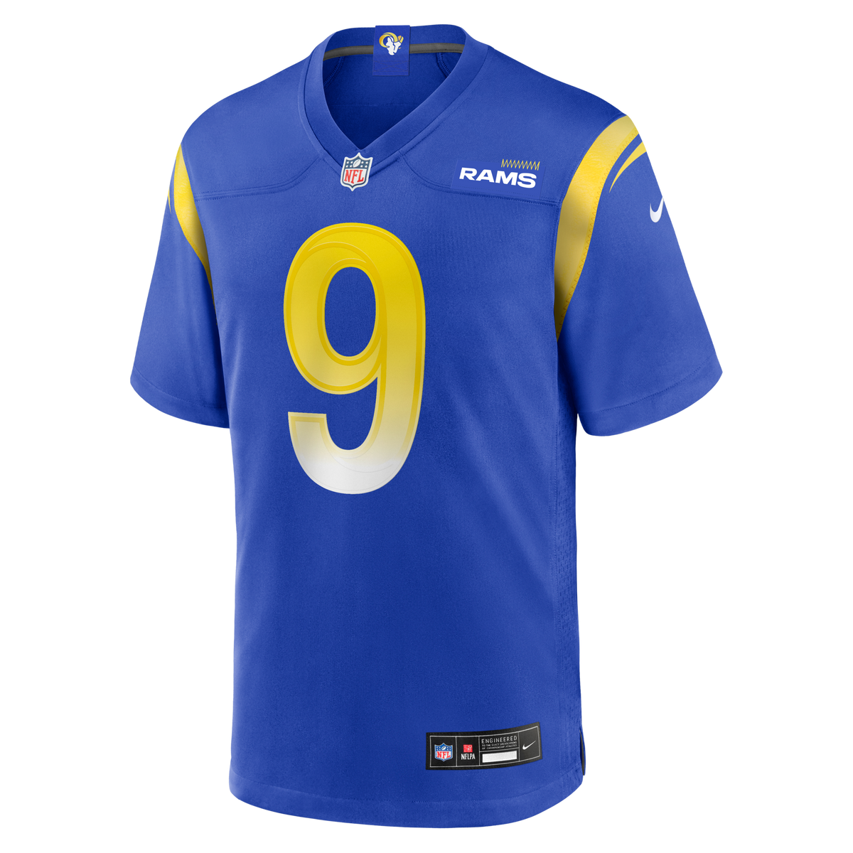 Los Angeles Rams Matthew Stafford Royal Player Game Jersey